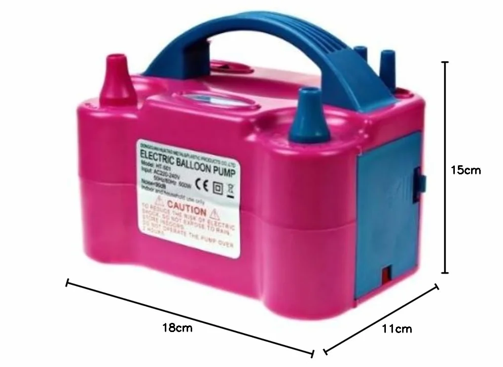 Binnan 600W Bomba de Aire Eléctrica Inflador de Globos Portátil para Fiestas