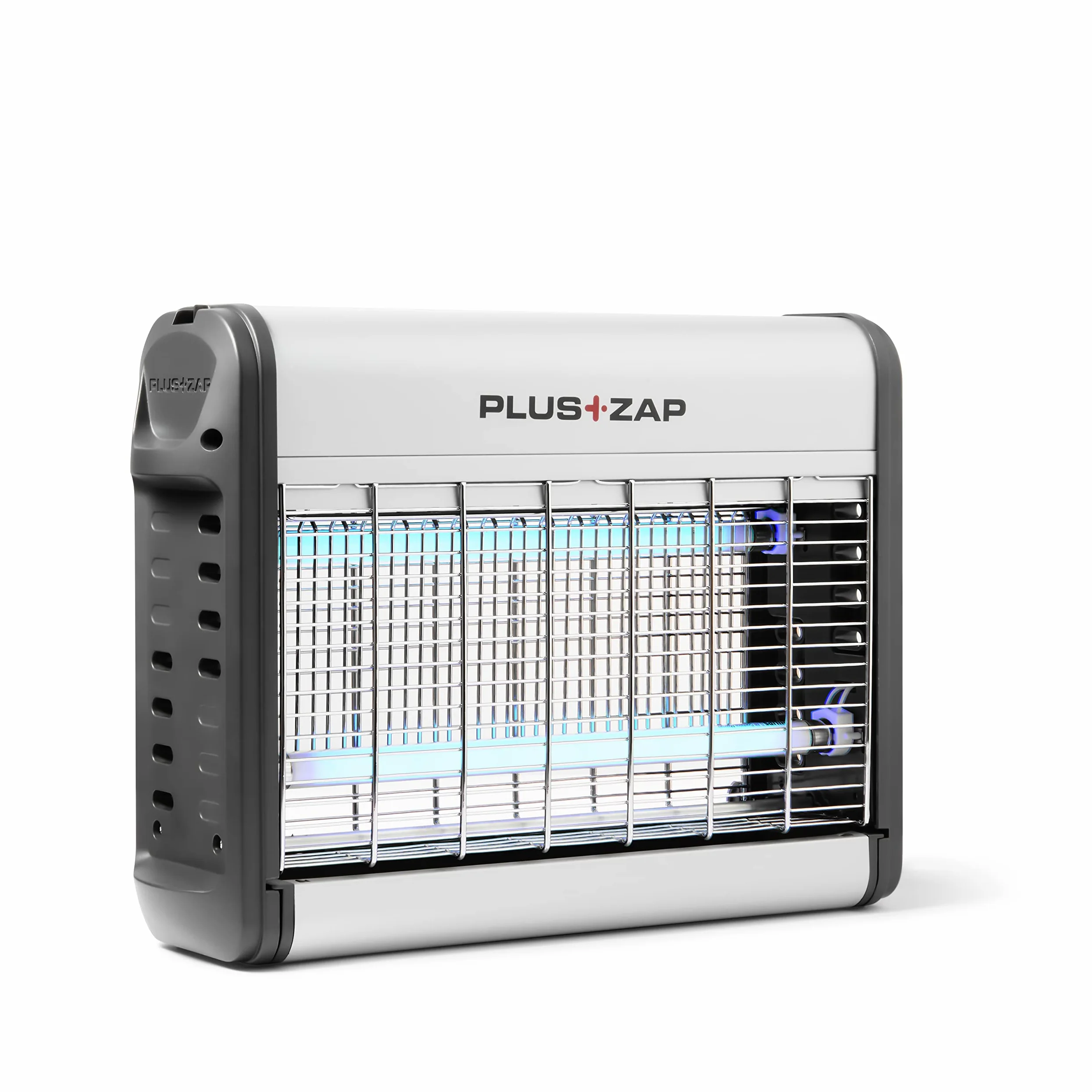 Insect-O-Cutor PlusZap Electric Fly Killer - Fast Acting Mosquito Control - Powerful Killing Grid - Pre Installed UV Lamps - Catch Tray - Zap Kill Trap - Flying Insects - 16W Aluminium - 3rd Gen
