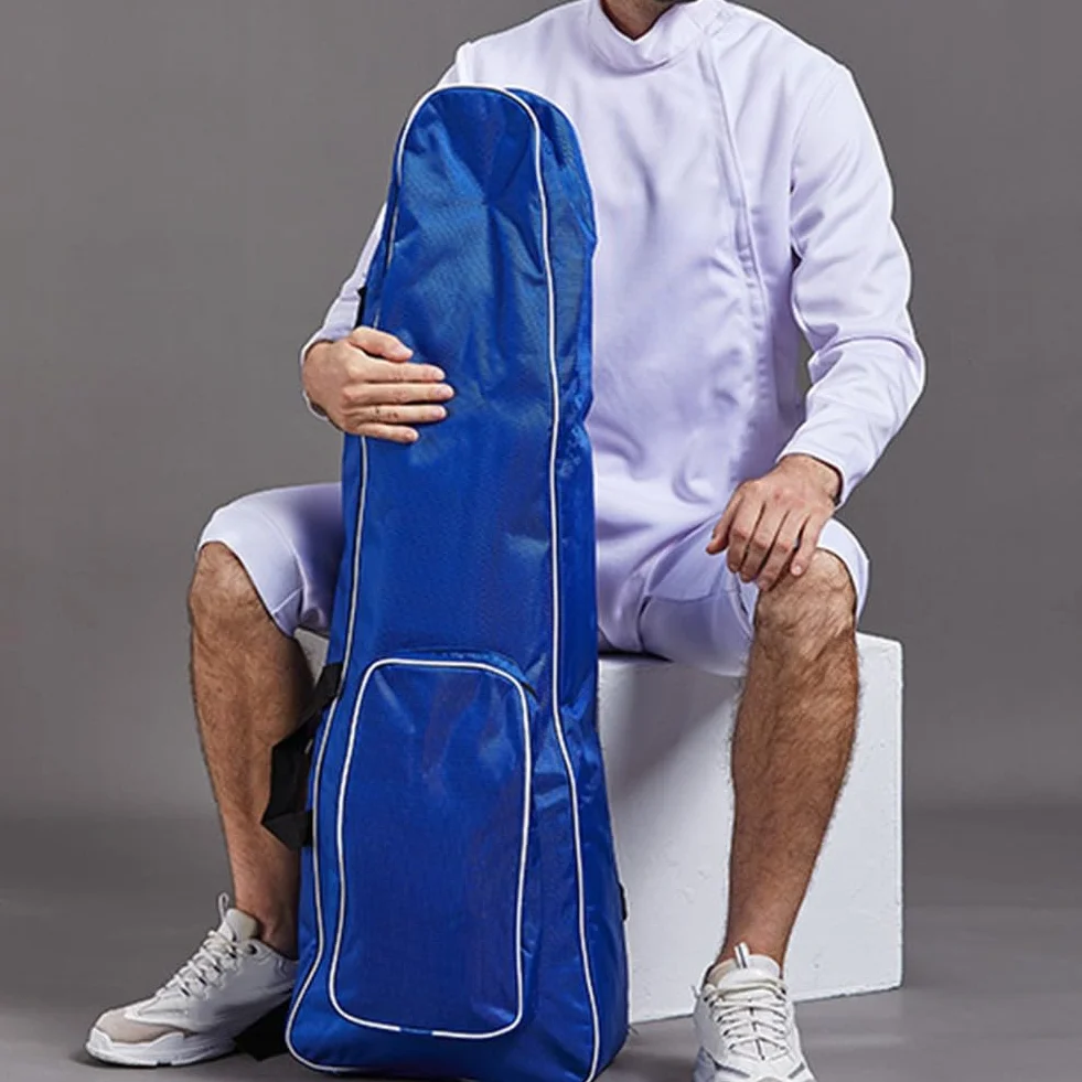 Yhenlovtt Bolsa de esgrima resistente con múltiples bolsillos para equipo de aluminio