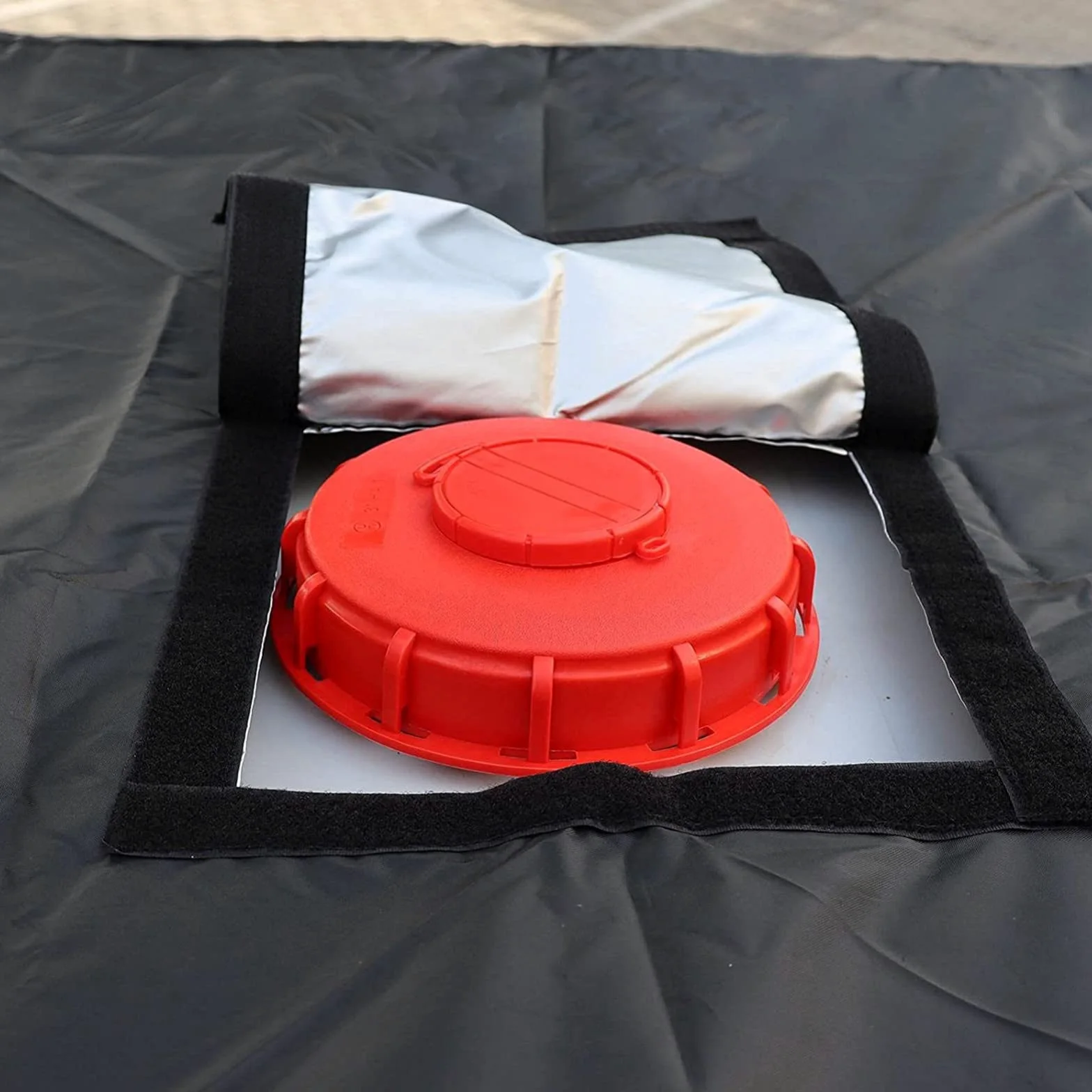 IBC - Cubierta para depósito de agua, resistente a los rayos UV y al polvo, lona protectora para agua de 300L/600L/800L/1000L, cubierta impermeable para IBC Tan