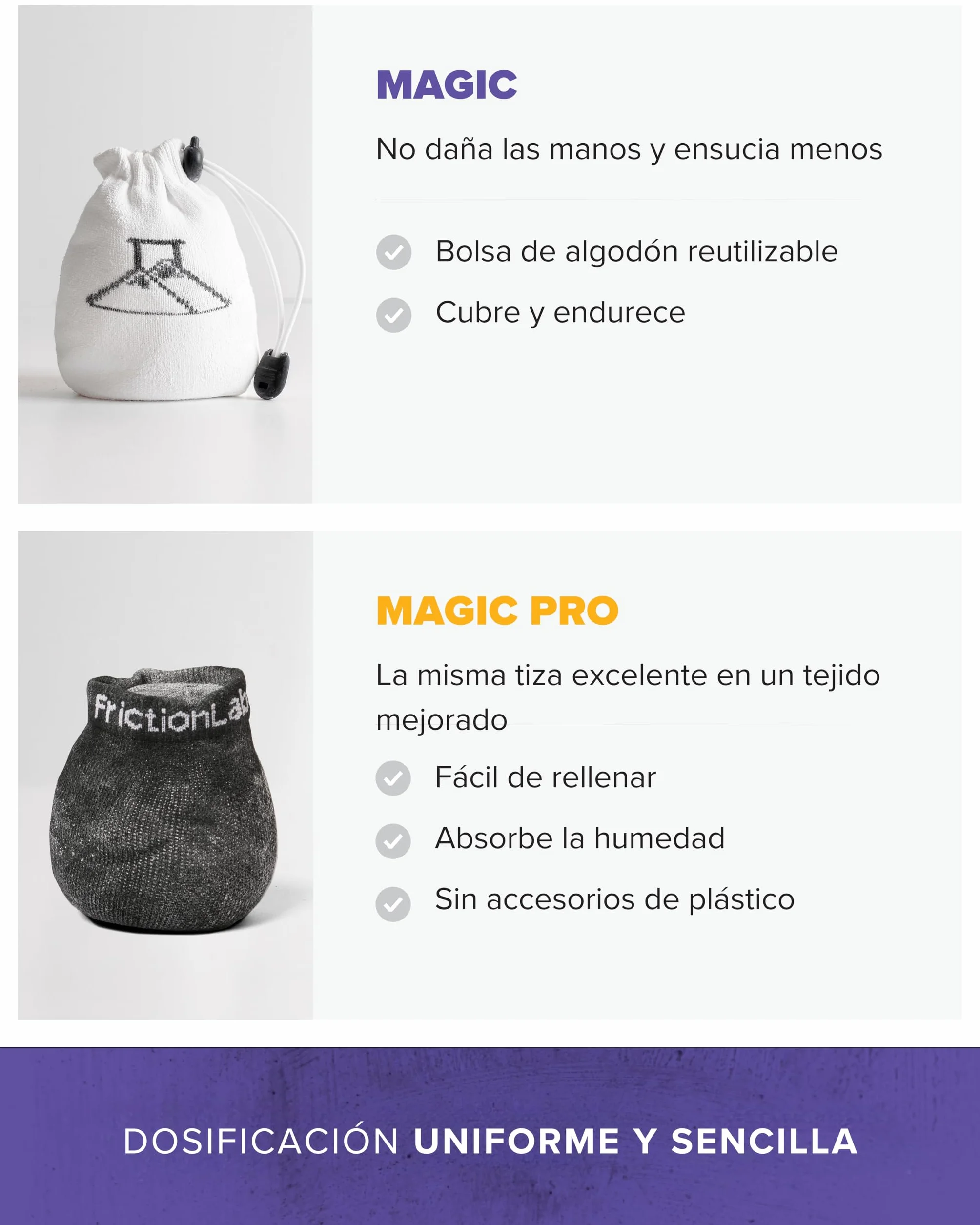 Friction Labs Tiza Deportiva Premium para Escalada, Agarre Duradero, Piel más Sana, Mejor Rendimiento