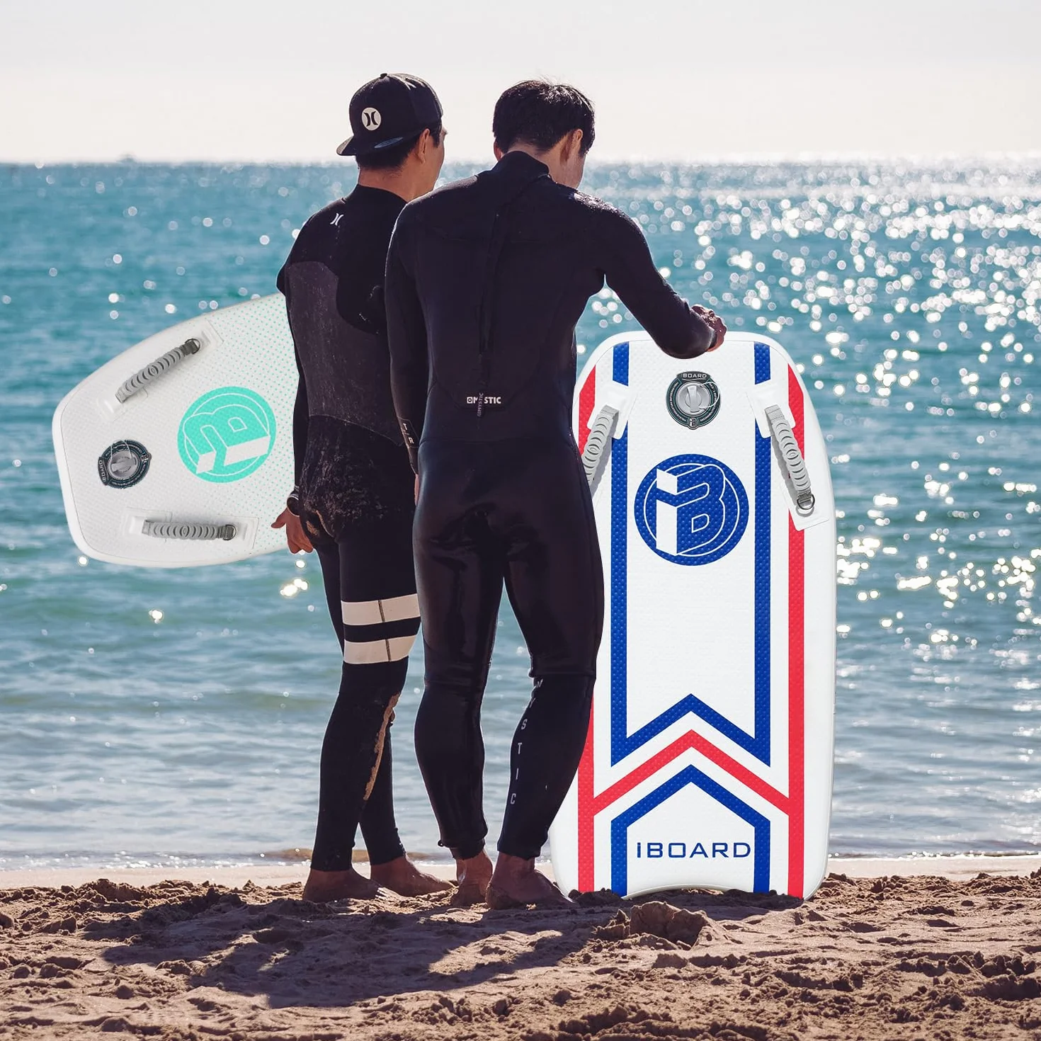 Portable Inflatable Bodyboard 42 Inch Body Board with Sup Technology for Adult Teen