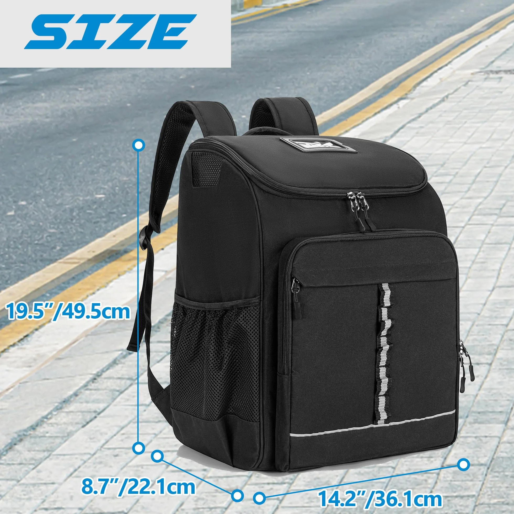 GOBUROS Bolsa para Patines de Ruedas hasta Talla 13 EE. UU., Patines en Línea, Artístico, Quad, Velocidad, Hockey