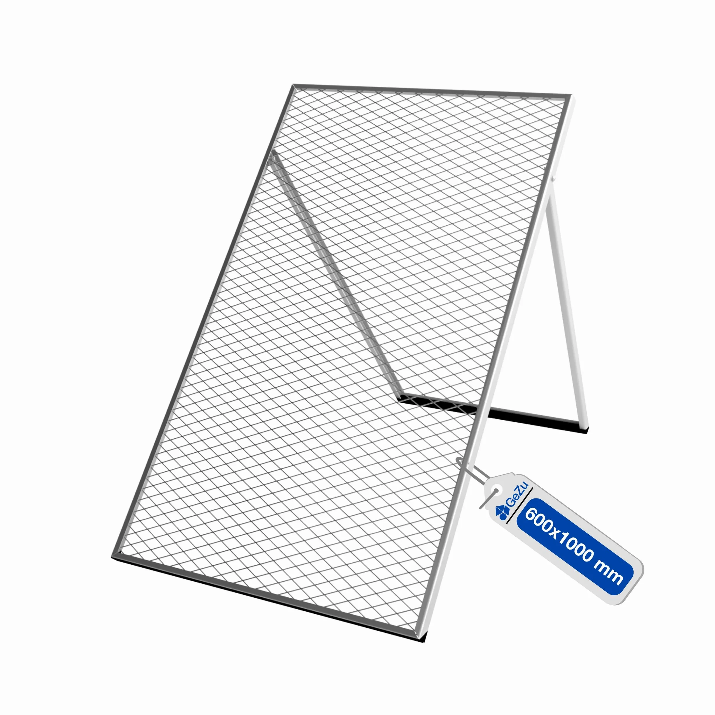 GeZu Impex Tamiz de Tierra 100 x 60 cm Galvanizado en Caliente Criba de Compost