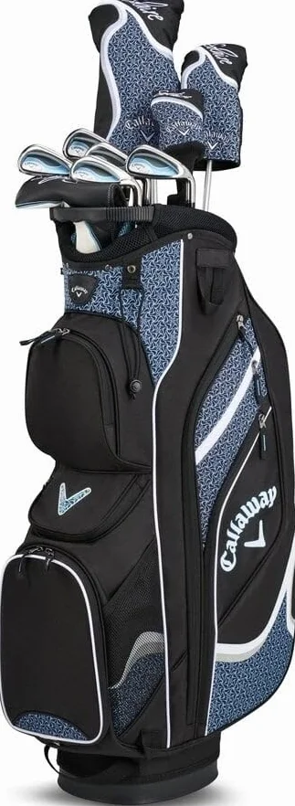 Callaway Solaire Palos de Golf Mujer 10 Piezas Azul Negro