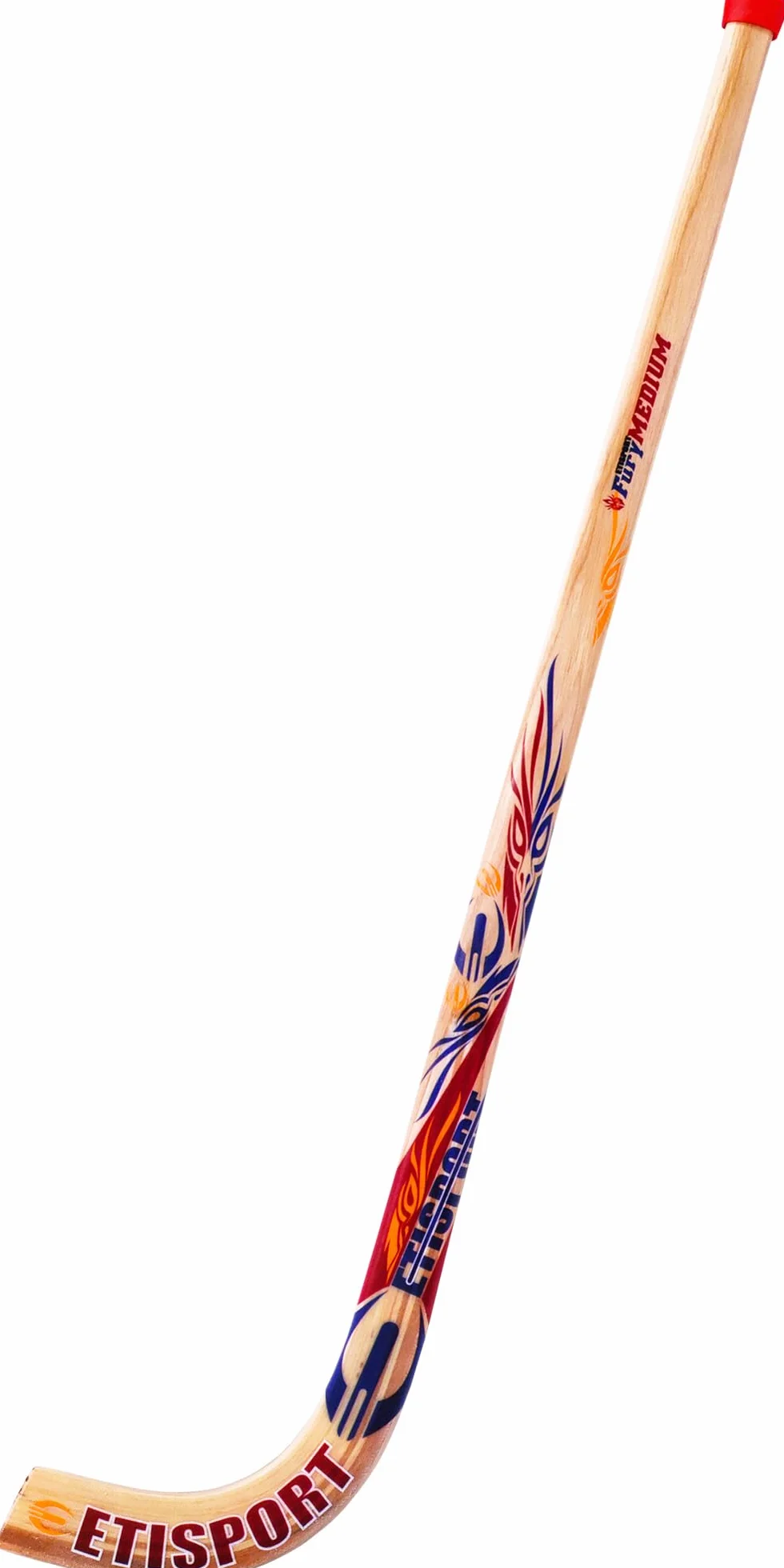Fury Stick de Hockey Profesional Mango Hickory Pala Laminada Fibra Exterior Semi-rígido 500g