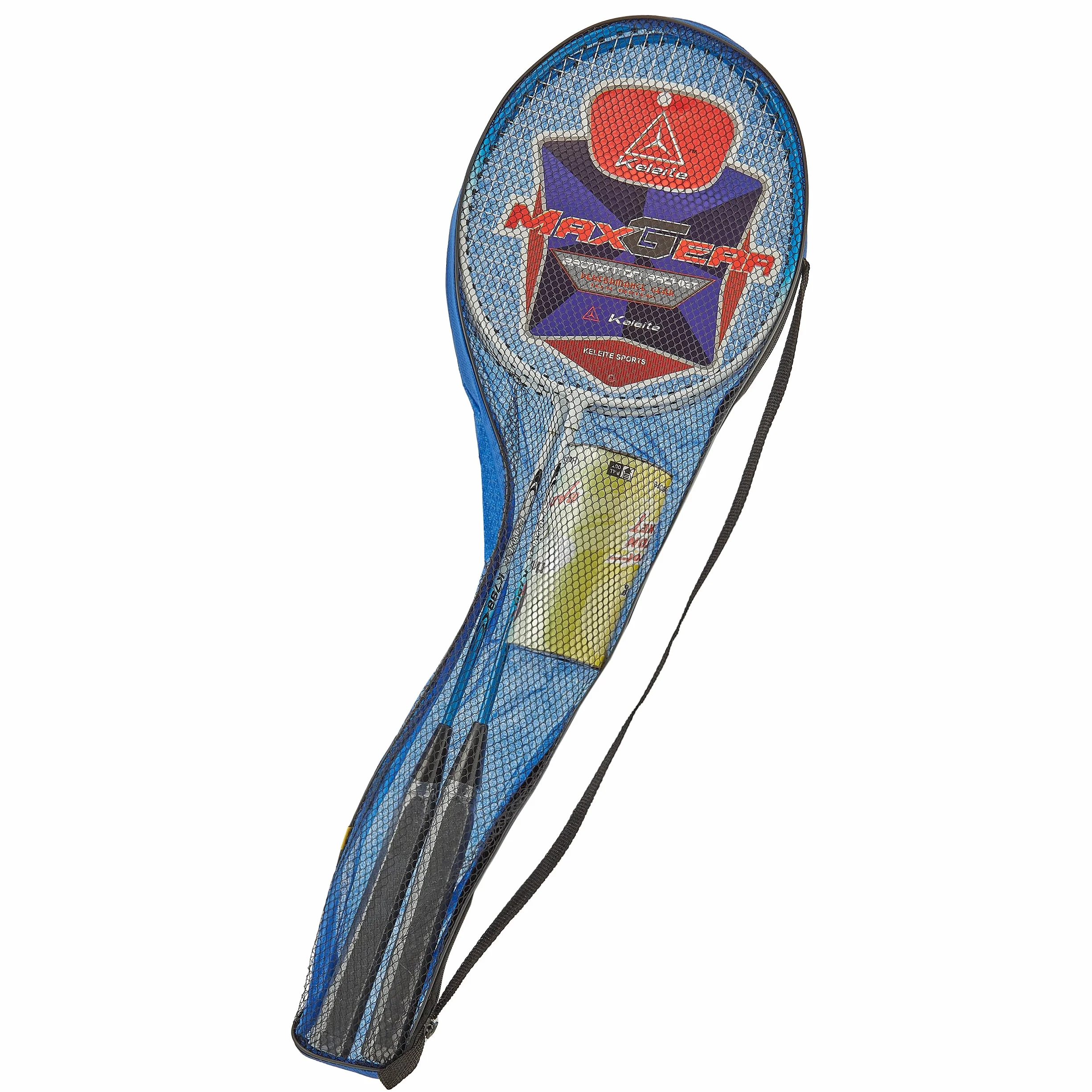 Set de bádminton de Plumas con 2 Raquetas, 3 Plumas y Funda