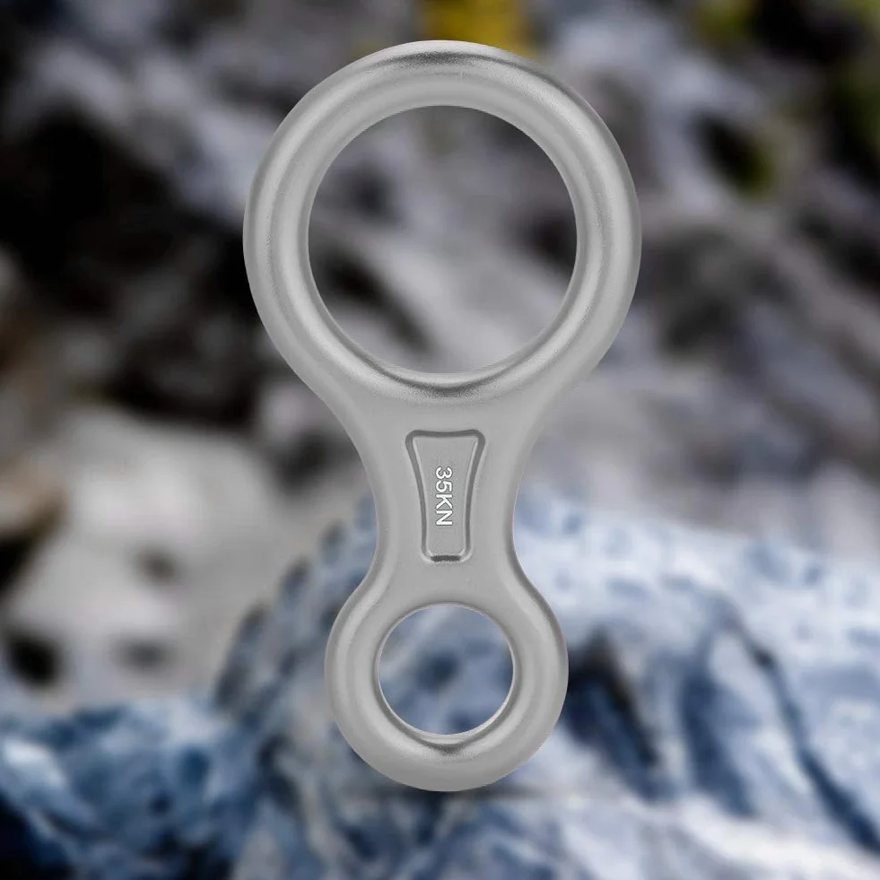 Anillo de Escalada 35KN Figura de Trabajo Pesado Equipo de Rápel