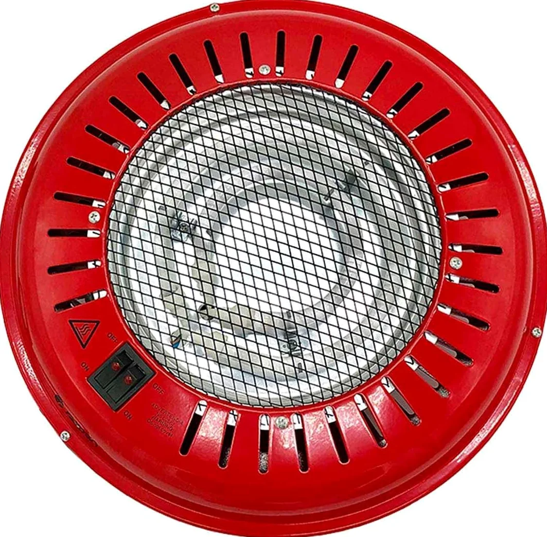 Home Brasero Eléctrico, Rojo, 800W, One Size UBOON
