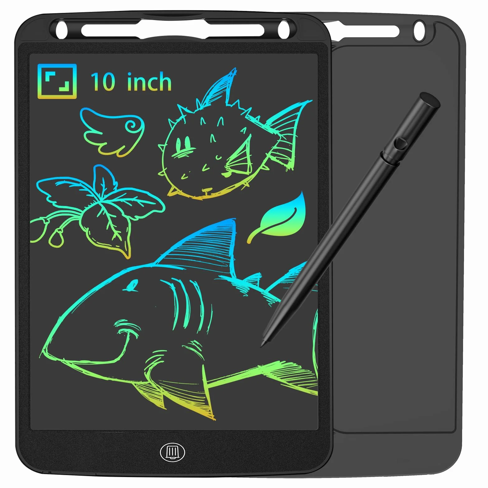 Tableta de Escritura LCD 10 Pulgadas Bloc de Dibujo Electrónico Portátil para Niños (Negro)