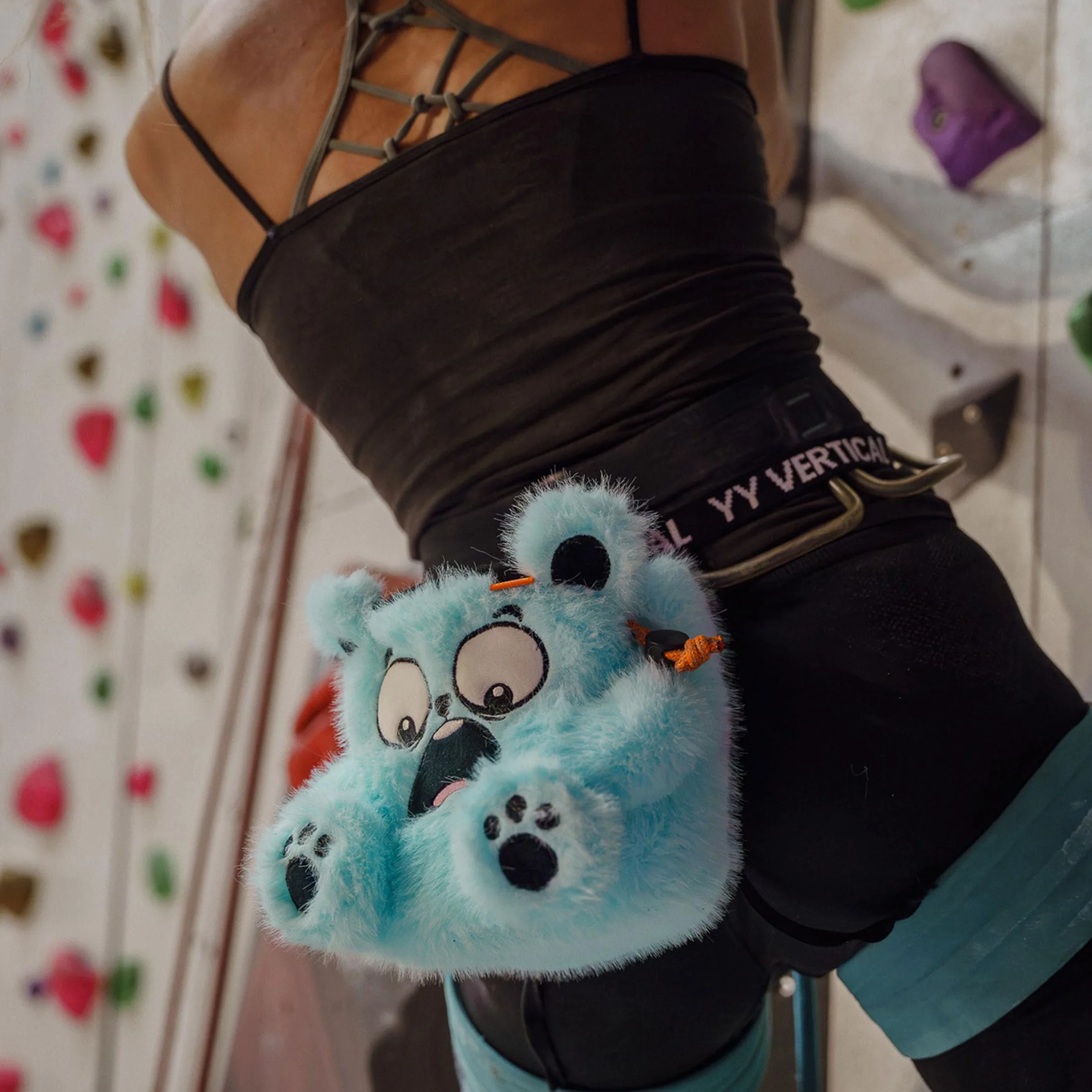 YY Vertical Bear Bolsa de tiza para escalada en roca para adultos y niños búlder montaña