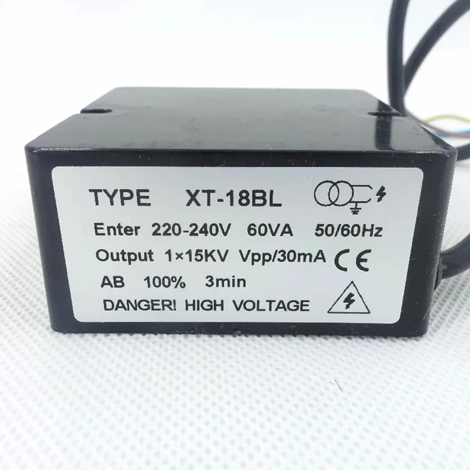 Encendedor de Quemador de Gas de Encendido de un Solo electrodo de Alto Voltaje con una Salida for Gas licuado XT18BL