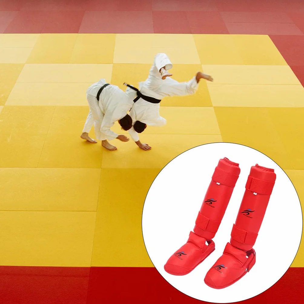 Amagogo Espinilleras de Boxeo, Protección de Pierna para Kickboxing, Tobilleras de Karate Thai