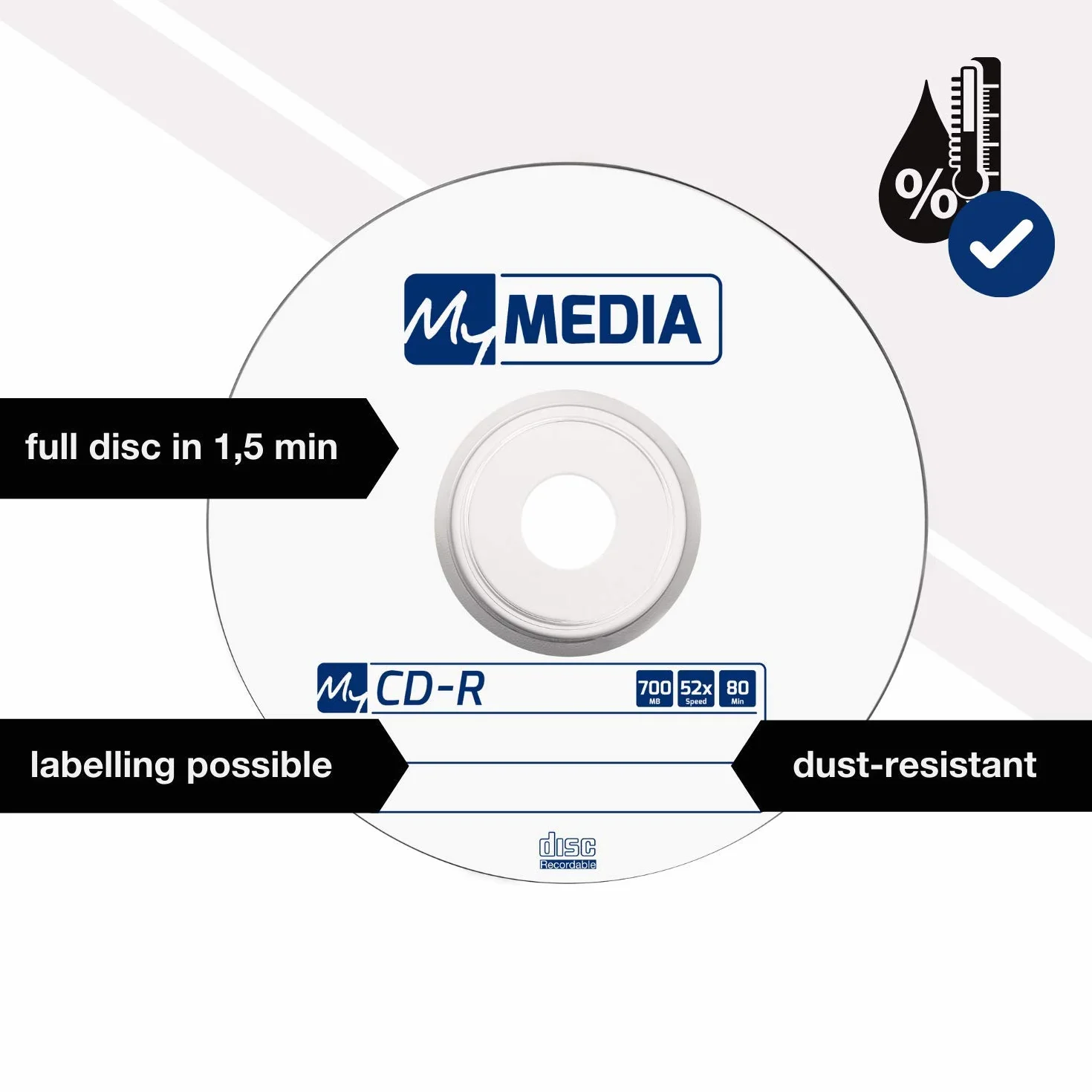 CD-R 700 MB 52x de Velocidad