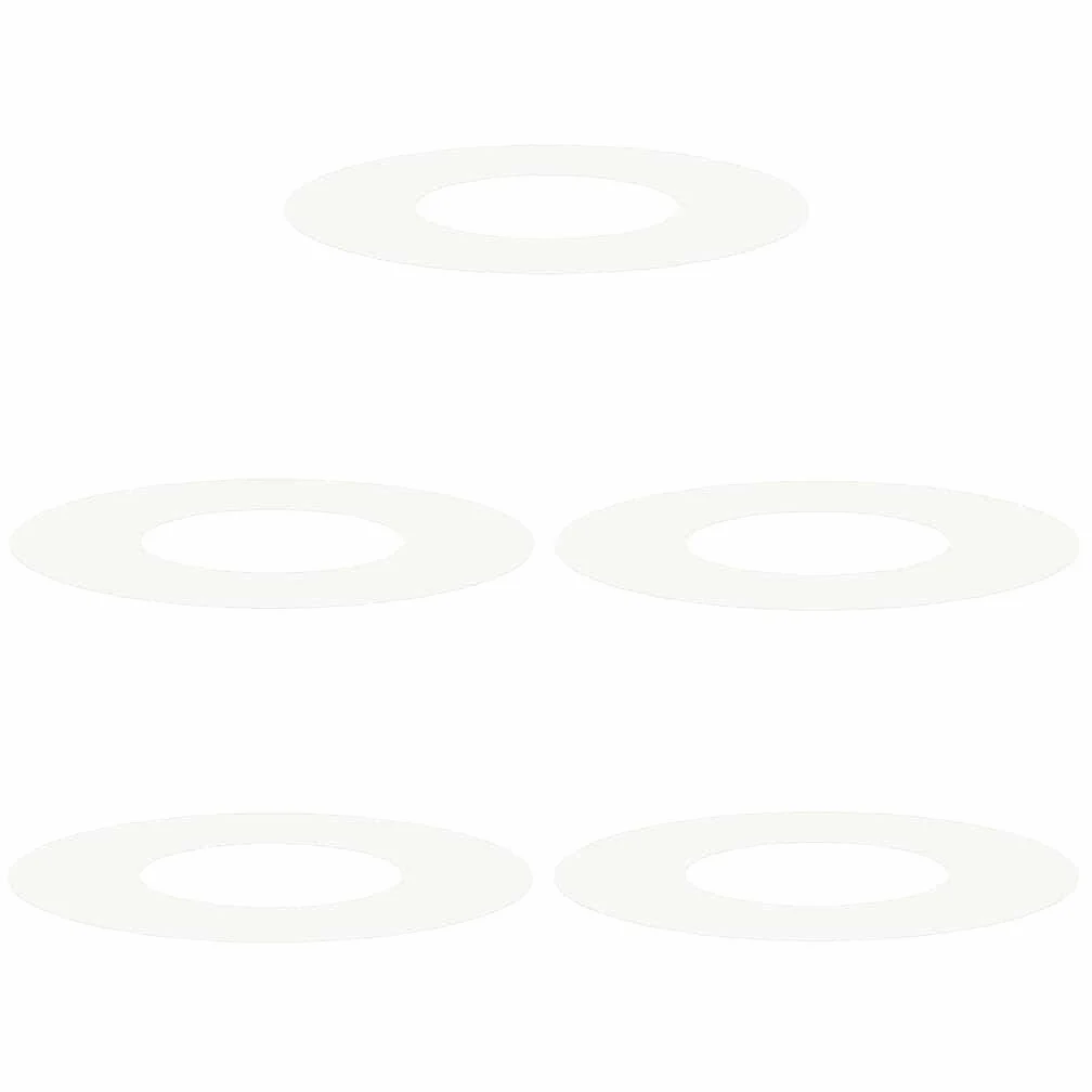 Hothingwell Anillos de Arbol Plano 5 uds 30/60 cm Acero | Decorativo exterior, protege raices, facil montaje, resistente clima, diseño moderno