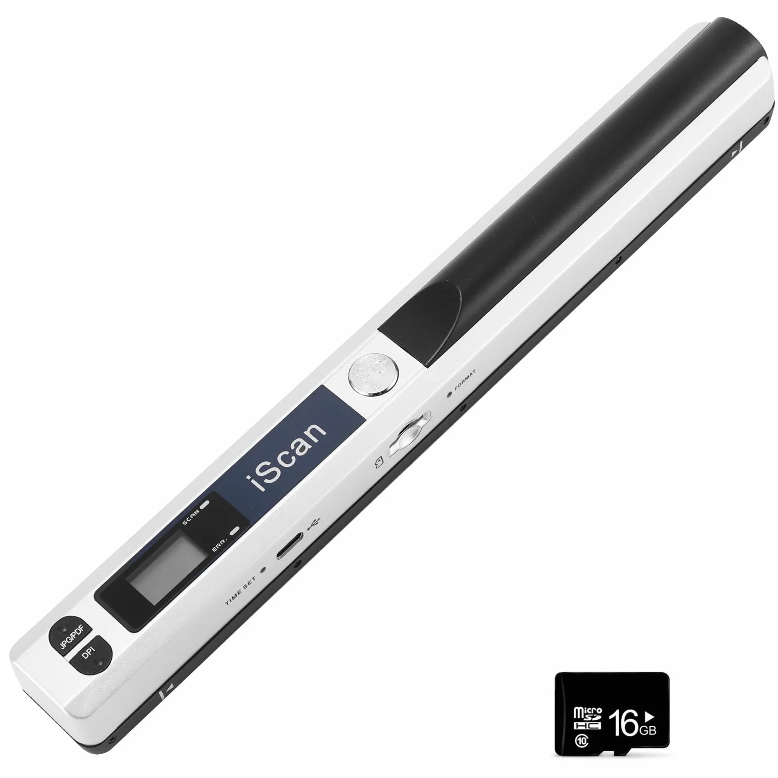 Escáner portátil de documentos 900DPI USB A4 color JPG PDF