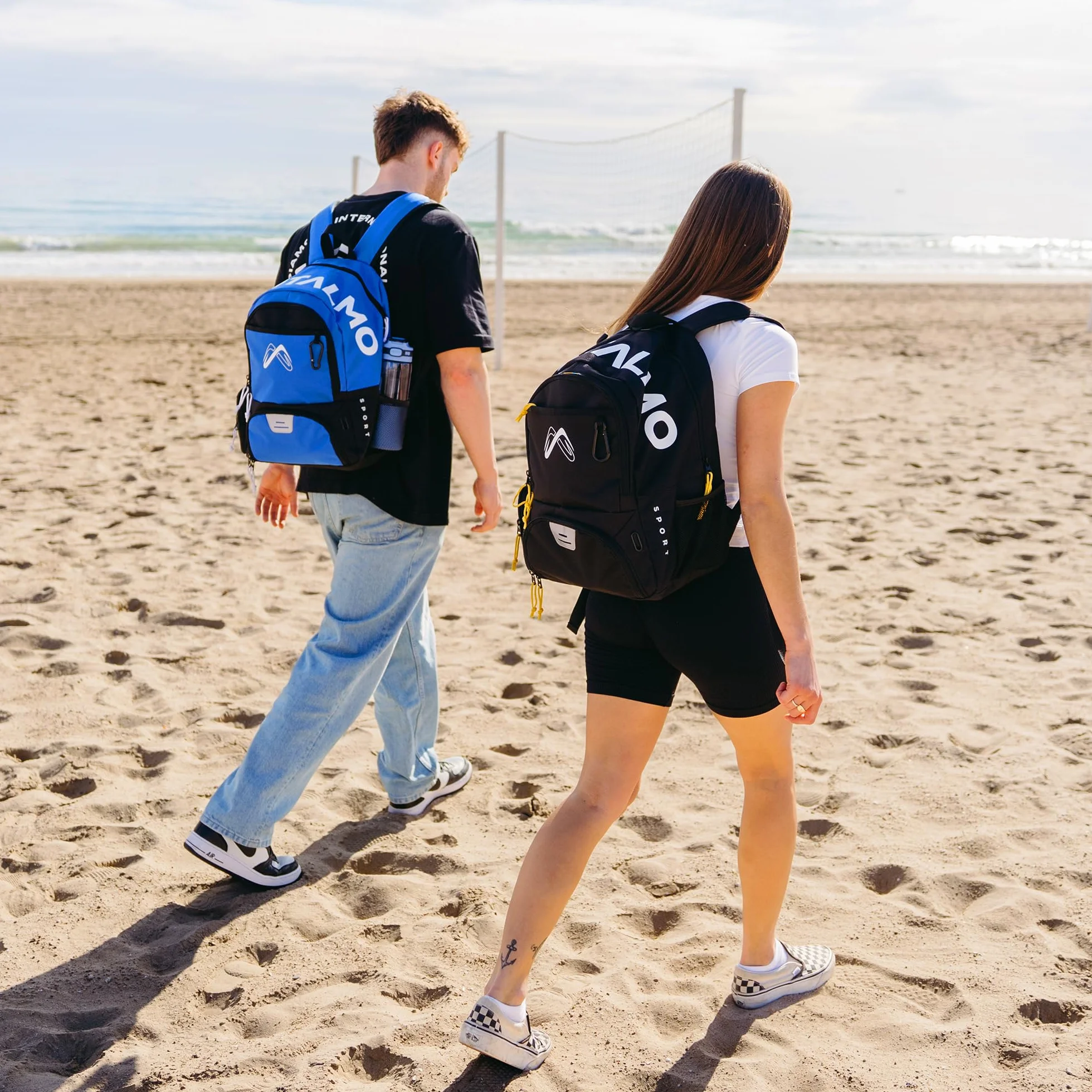 Mochila Fútbol Impermeable con Zapatillero y Compartimento Balón, Niños y Adultos