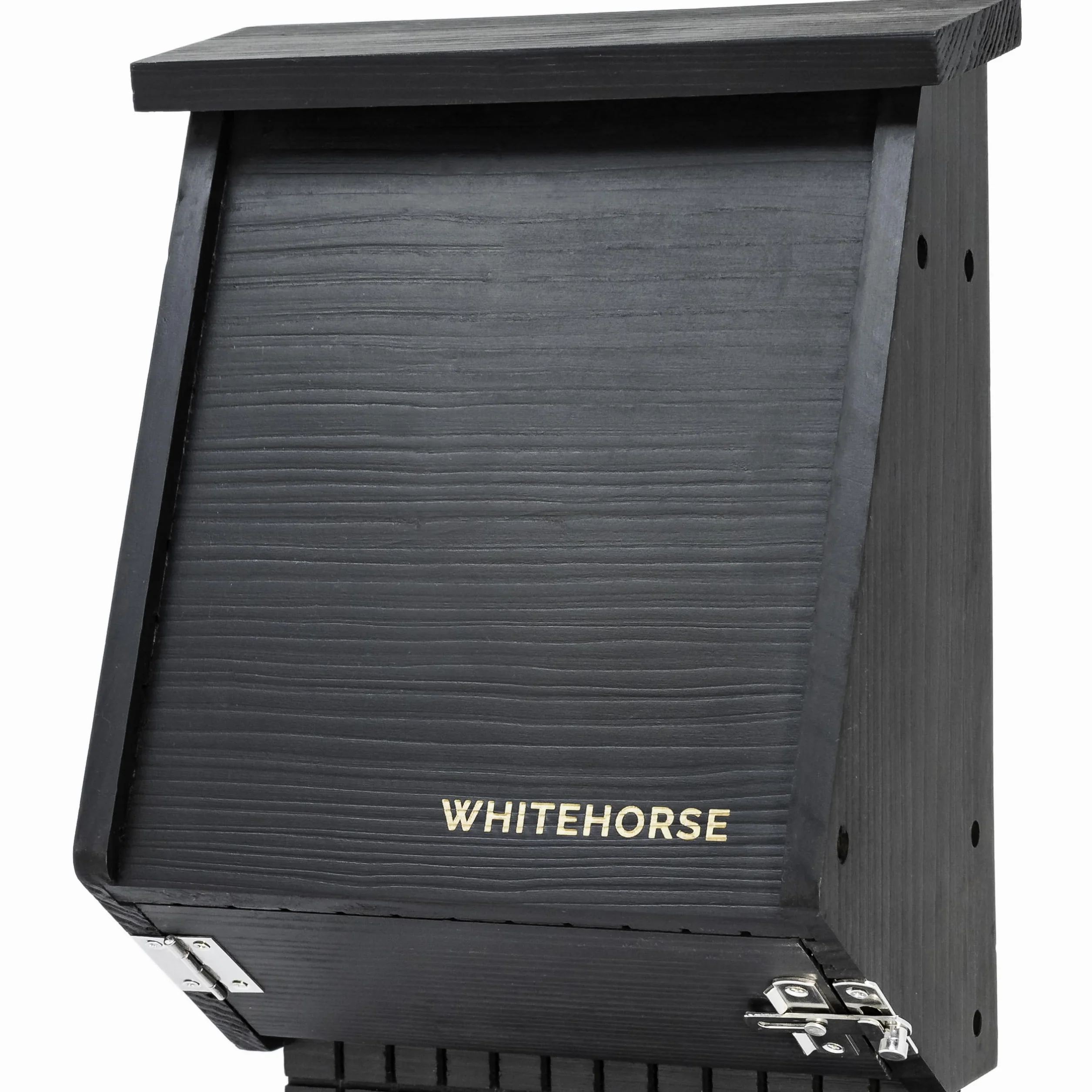 WHITEHORSE Casa De Muciélagos Caja para Murciélagos 4 Compartimentos Apoya Los Murciélagos Mosquitos Negro