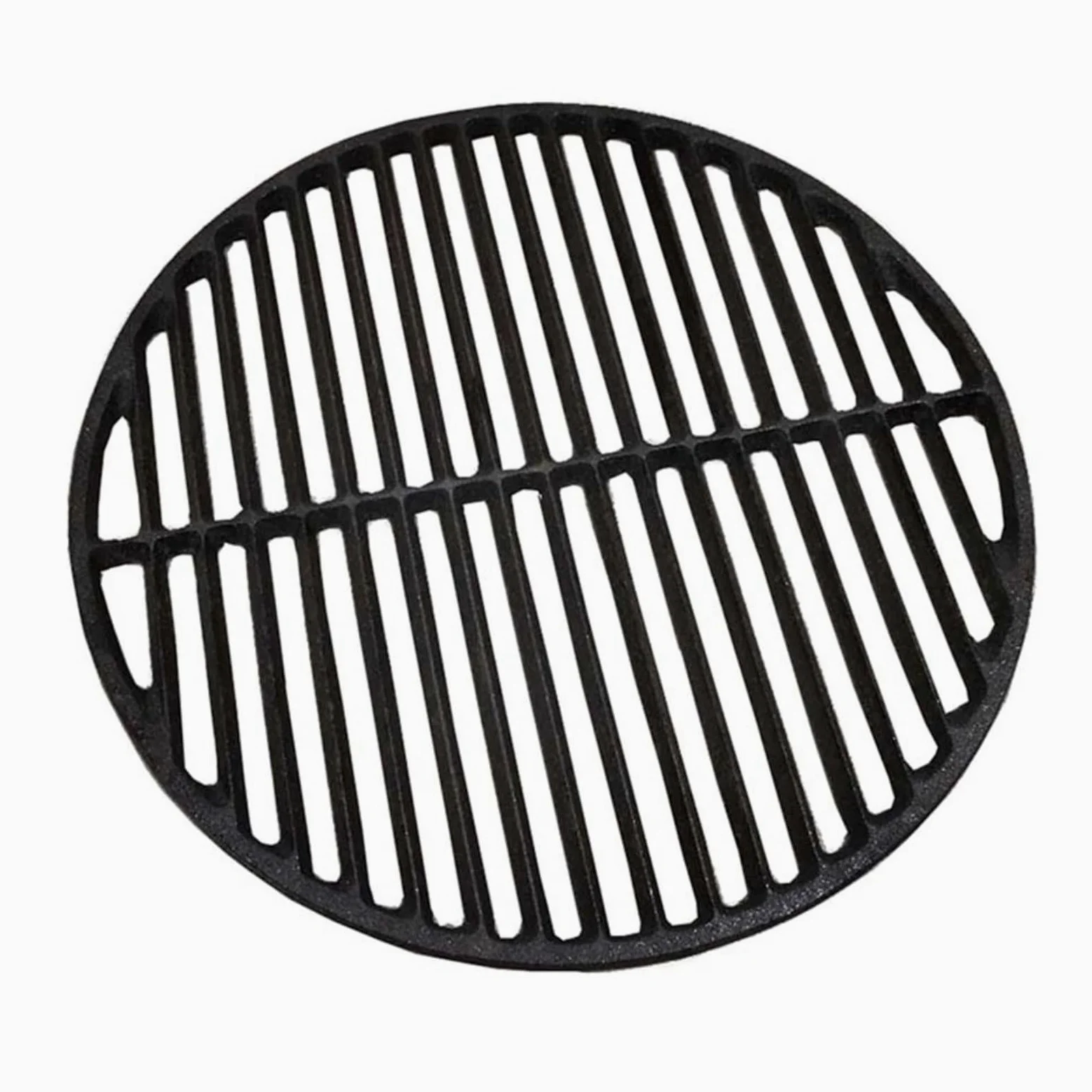 Rejilla redonda de hierro fundido para barbacoa de gas y chal – 25 cm, resistente al calor, accesorio ideal para cocinar y asar al aire libre, y diseño versátil