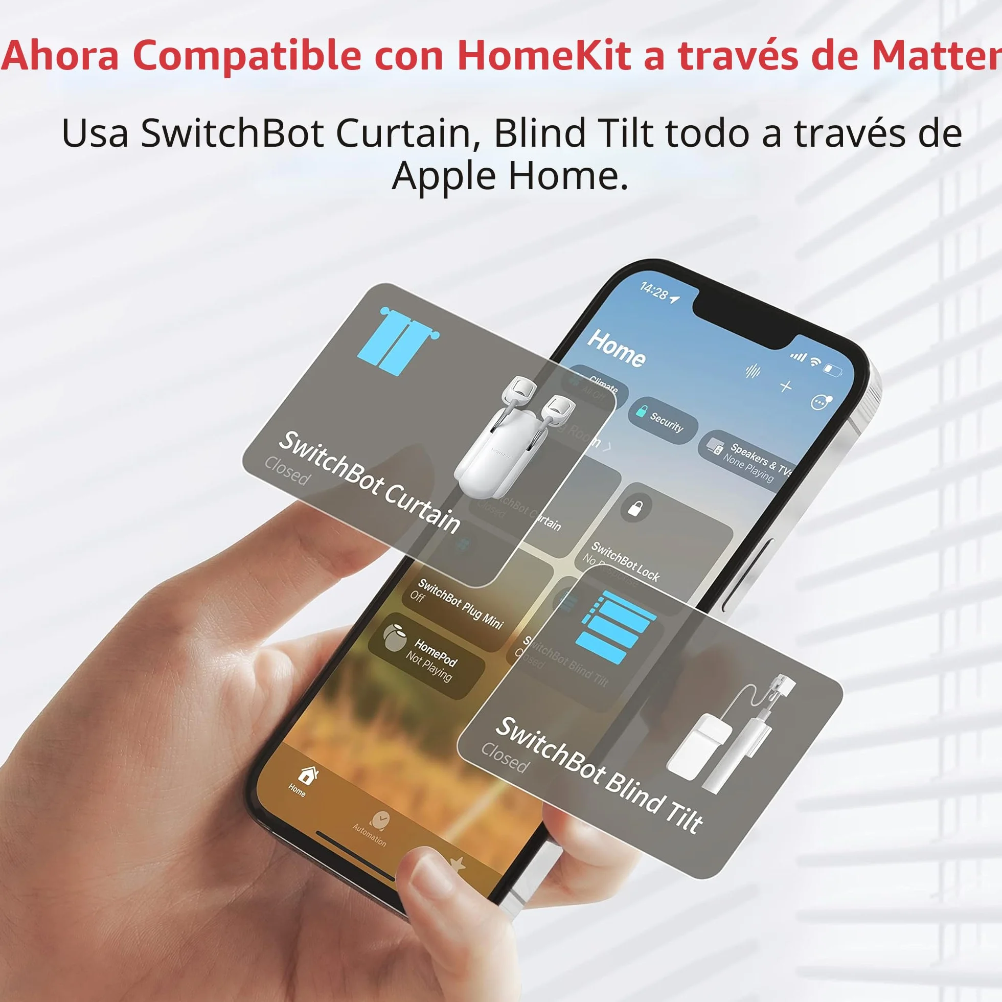 SwitchBot Hub 2, termómetro higrómetro WiFi, mando a distancia IR, mando a distancia inteligente y sensor de luz, conecta SwitchBot a Wi-Fi (2,4 GHz), compatible con Alexa&Google Assistant