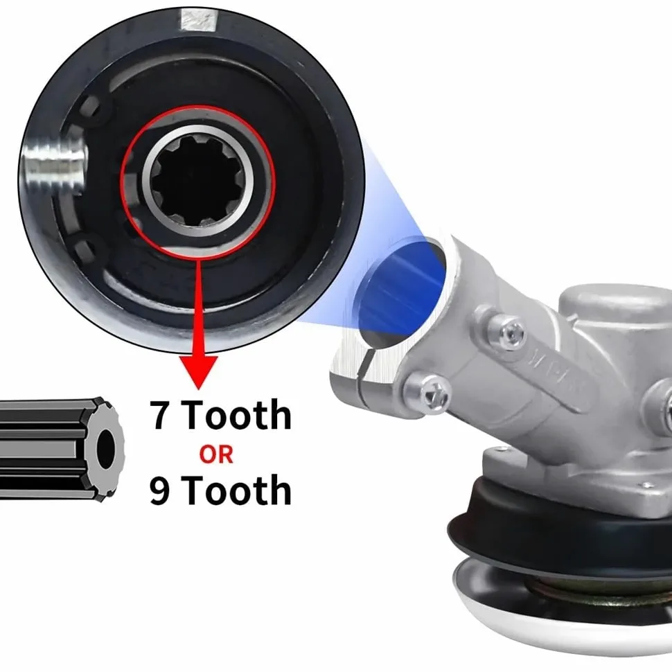 Compatible con Caja De Engranajes 26 Mm, 28 7 Y 9 Dientes, Cabezal Engranaje For Desbrozadora, Reemplazo Cortacésped, Piezas Herramienta Jardinería Parte(28mm 7t)