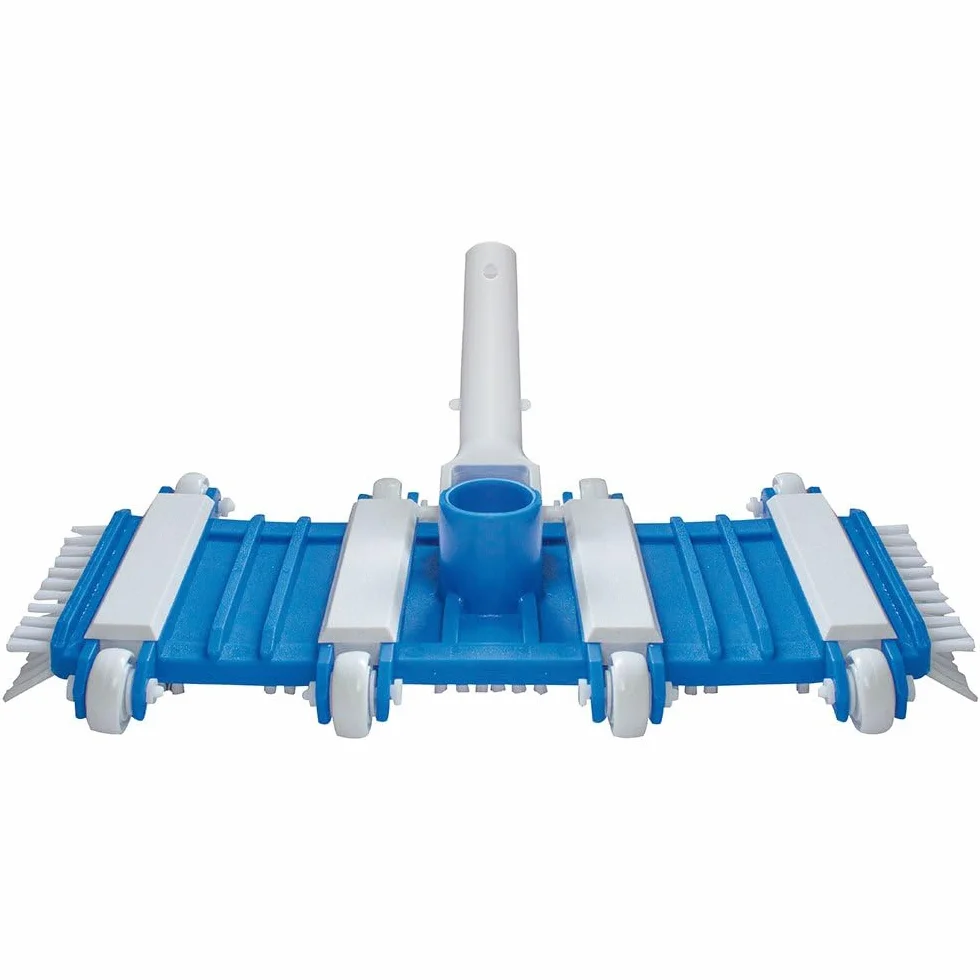 Productos QP 500332C - Limpiafondos flexible, con cepillos laterales, fijación clip