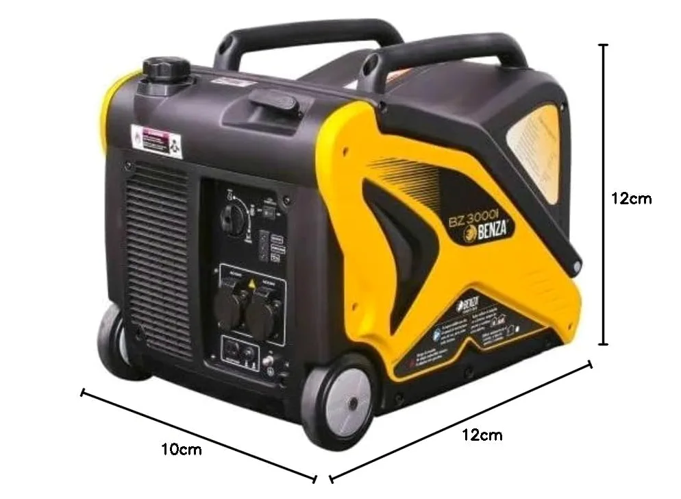 Benza BZ 3000 iS: Generador Inverter Silencioso y Eficiente con Potencia Controlada para Equipos Electrónicos