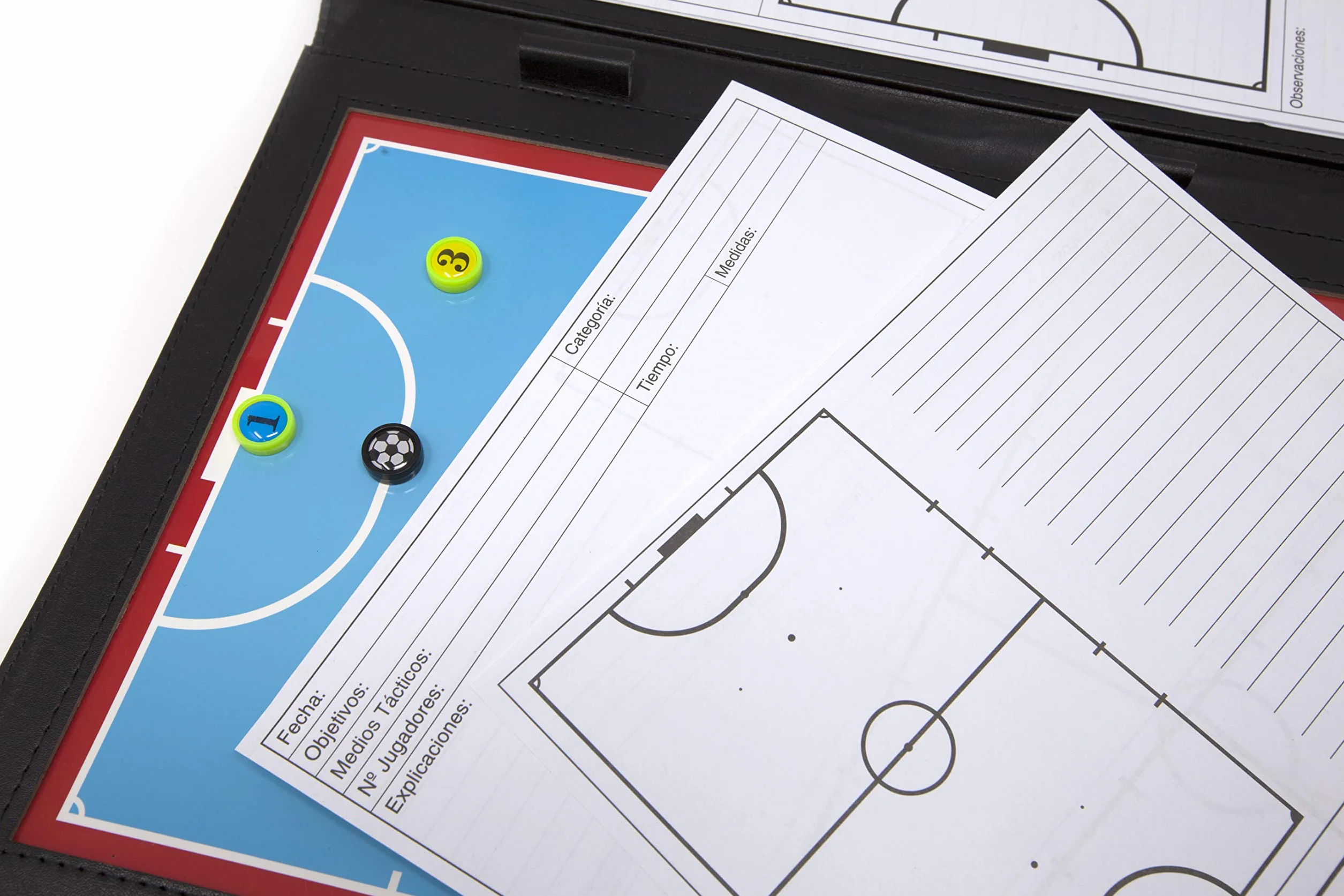 Carpeta Táctica para Entrenadores de Fútbol Sala con Bolsillo