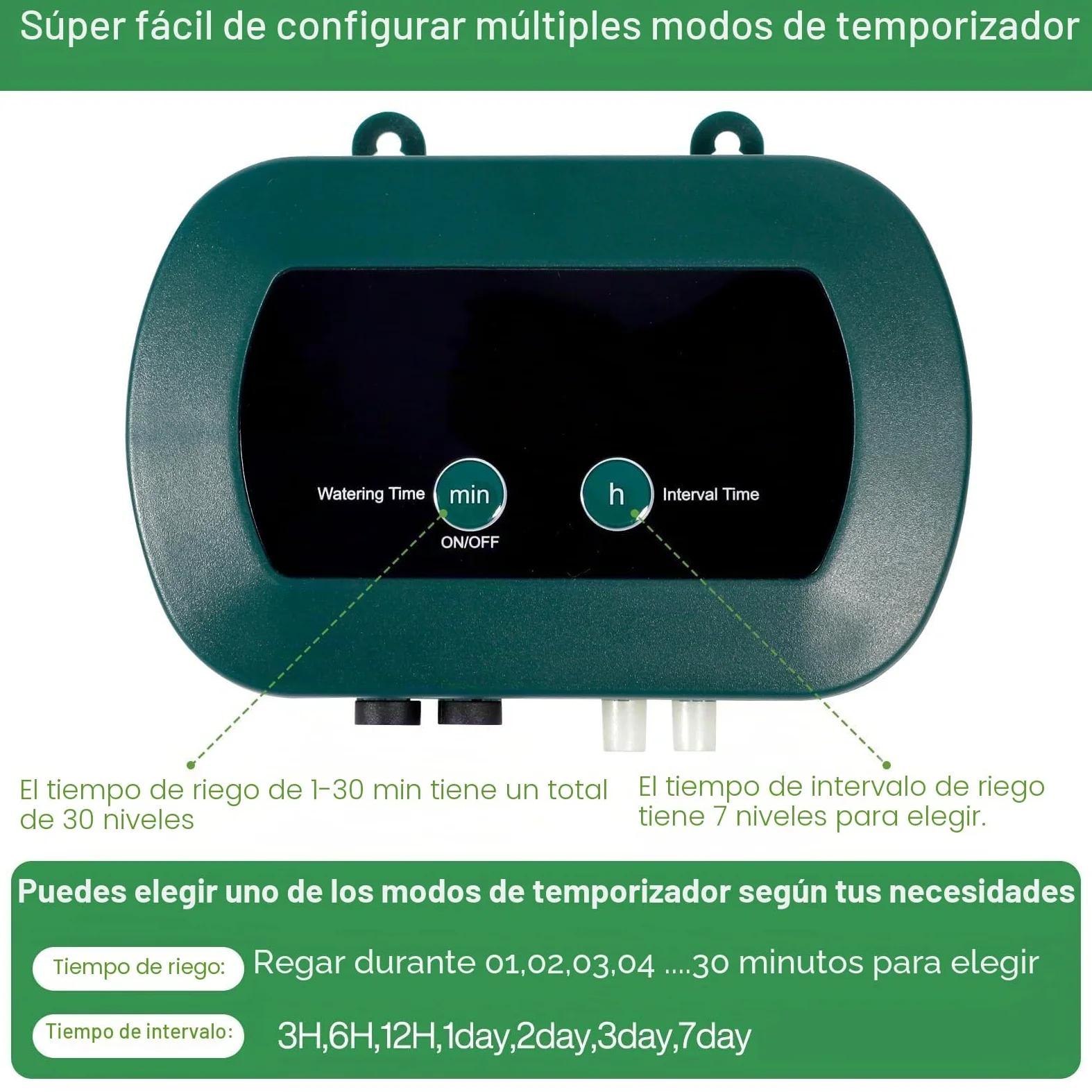 Kit de Riego por Goteo Automático Energía Solar, Sistema de Riego Automático Solar, Sistema de Riego Automático de Jardín con Temporizador e Tubo Lungo 35M para Jardín, Plantas de Balcón