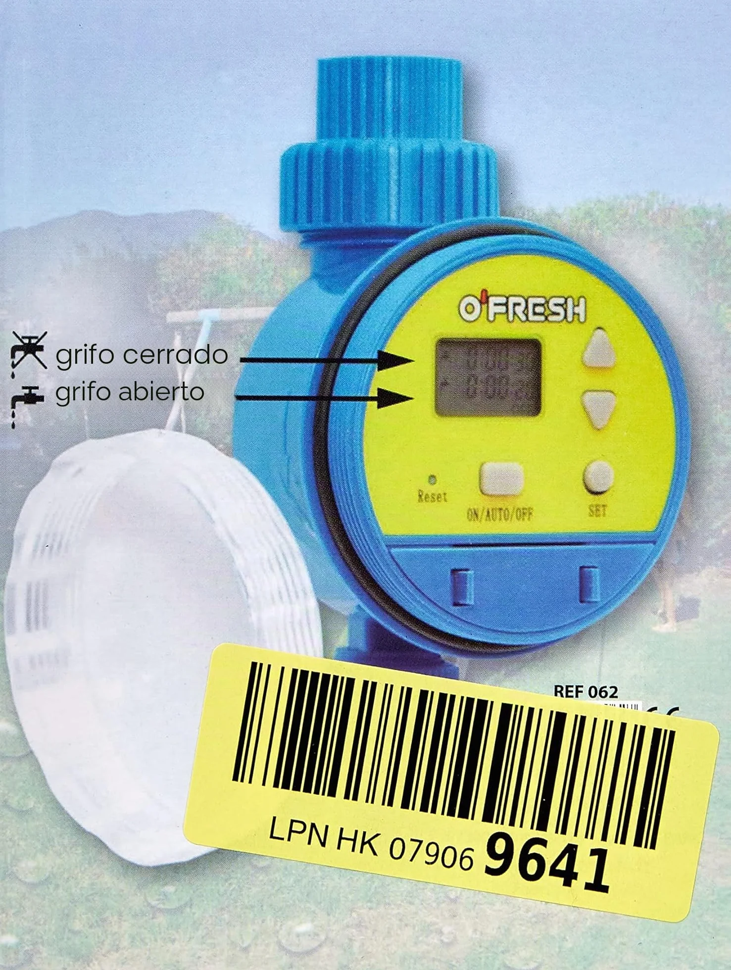 O'FRESH Programador Digital de nebulización para nebulizador de Baja presión - terraza Exterior- Diseñado para nebulización automatizada - Temporizador Especial para nebulización