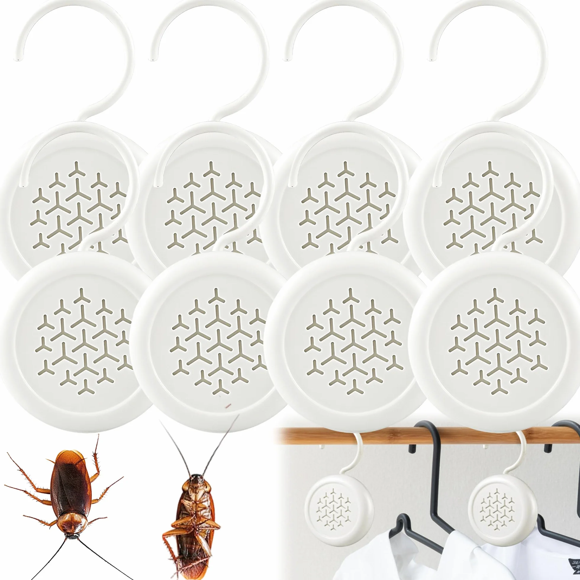 8 Tabletas Blancas Repelentes De Insectos y Moho, Antipolillas Para Ropa Armario, Trampa Polillas Ropa, Tamaño 13,8 * 8 * 8 Cm, Armarios, Armarios De Zapatos, Cajones a Prueba De Moho y Humedad