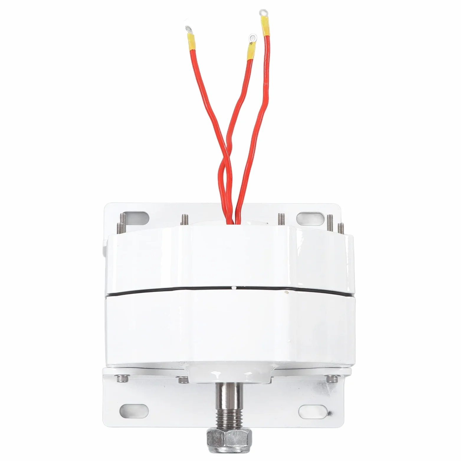 FTVOGUE Generador de Imán Permanente, Generador de CA Trifásico sin Escobillas NdFeB 600W 24V con Rectificador de Base, Accionamiento Directo sin Engranajes para Turbina Eólica de Agua Uso