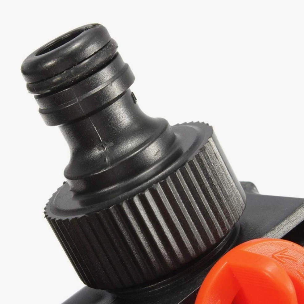Conector de Agua de riego, Conectores de Grifo de 4 vías agrícolas, el más Nuevo, Divisor de tubería de Manguera de jardín para el hogar, Goteo de plástico