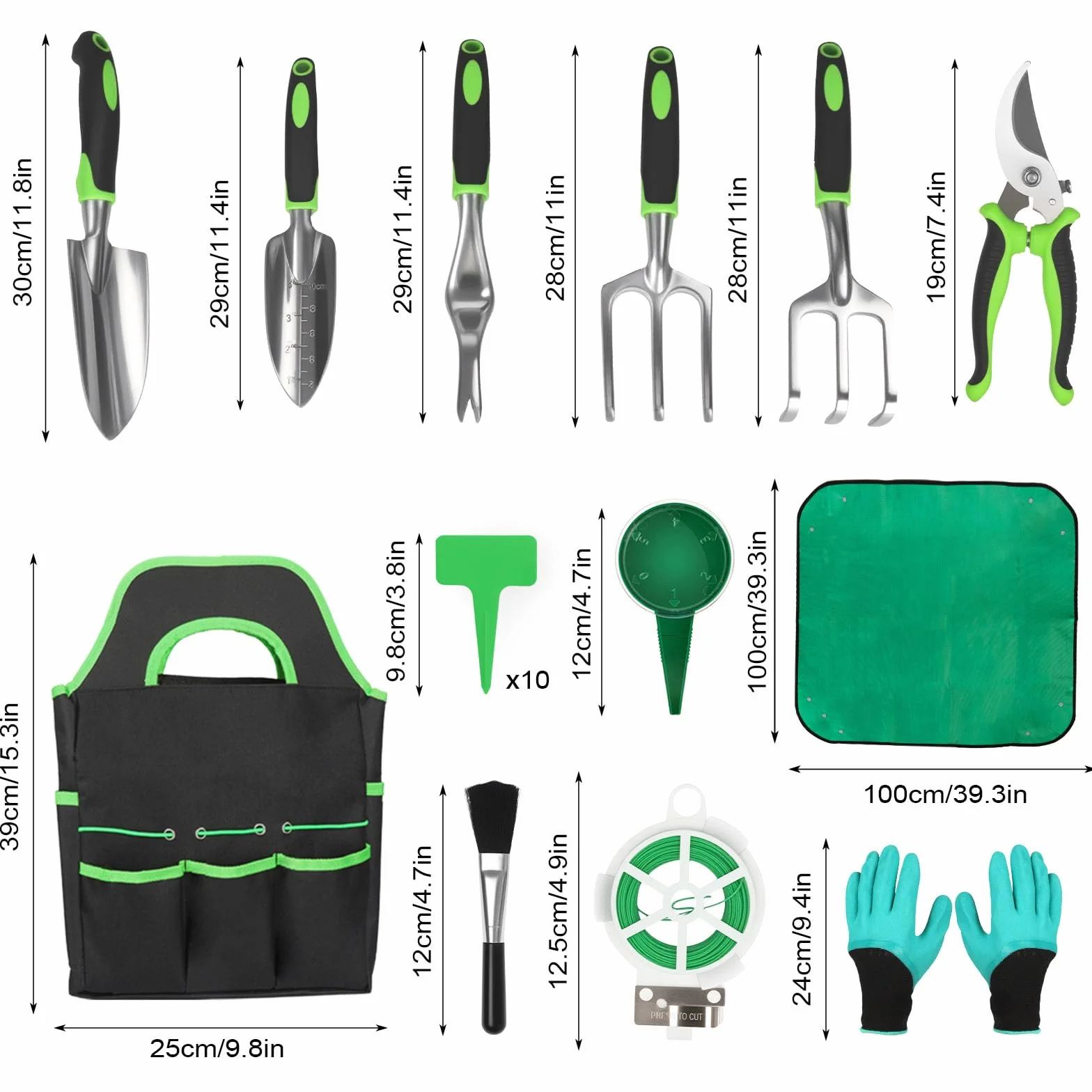 USHOP Juego de Herramientas de Jardinería,Juego de Herramientas de Mano de Jardín,Kit de Herramientas de Mano de Jardinería,Las Suculentas Herramienta,Mini Herramientas de Jardín para Trasplante