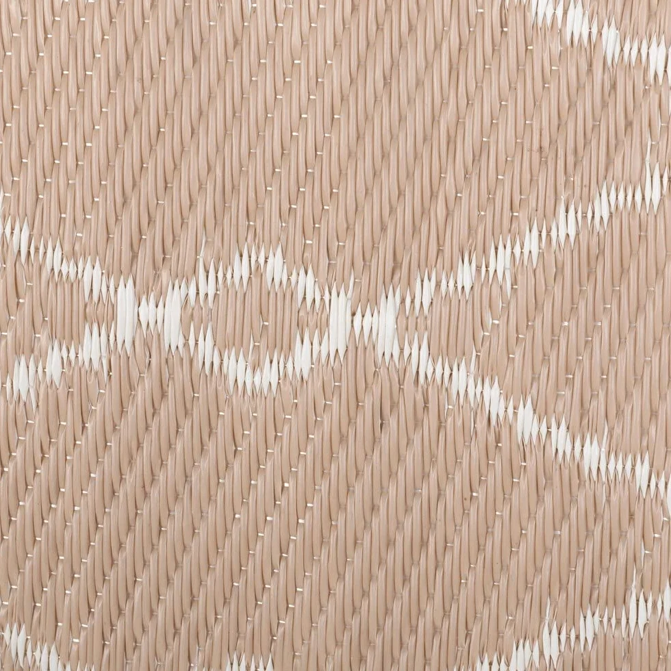 LOLAhome Alfombra de Exterior Zante 160 x 230 x 0,5 cm Beige Polipropileno