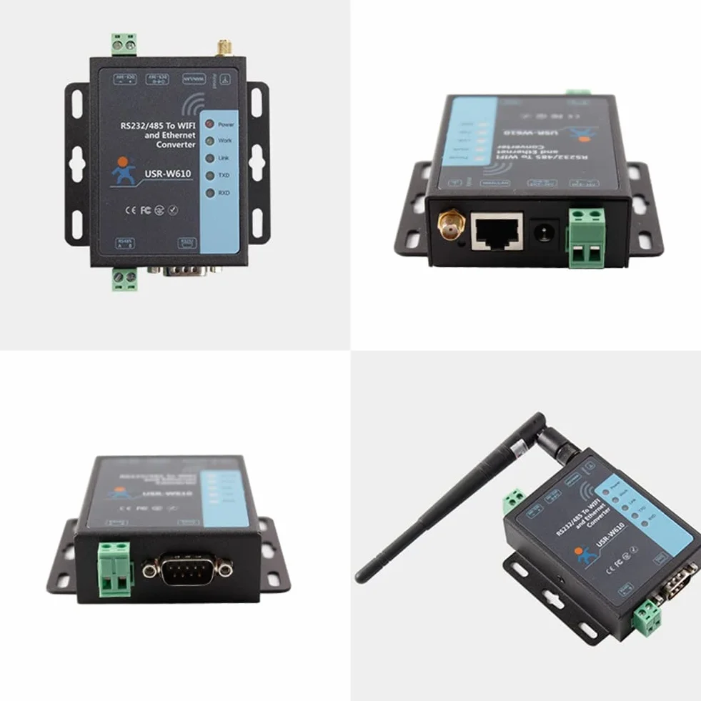 W610 HTTPS Serial RS232 Wireless Server Converter Servidor Web Integrado