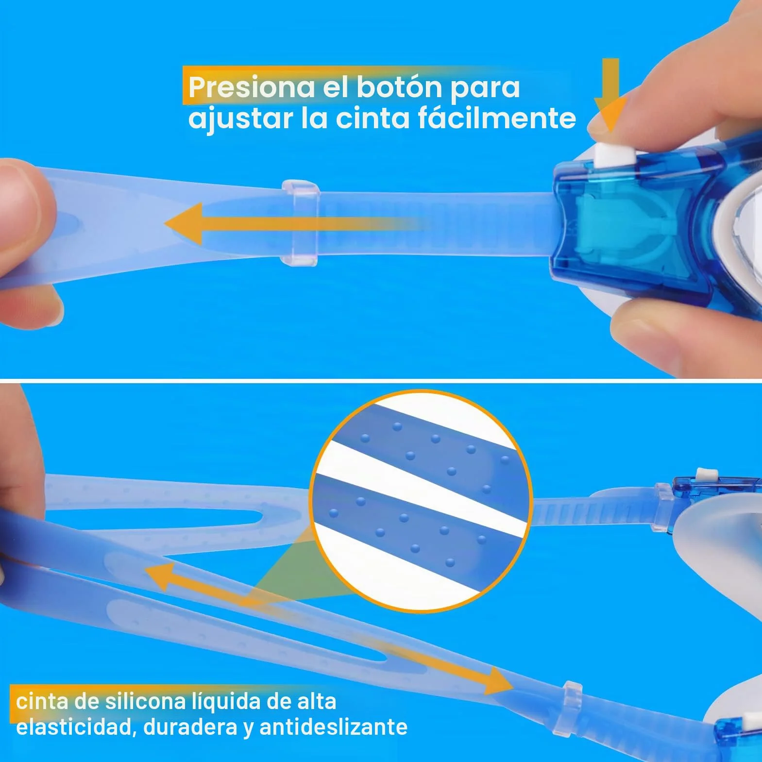 Winline Gafas de natación polarizadas Anti-vaho protección UV sin filtraciones Clara