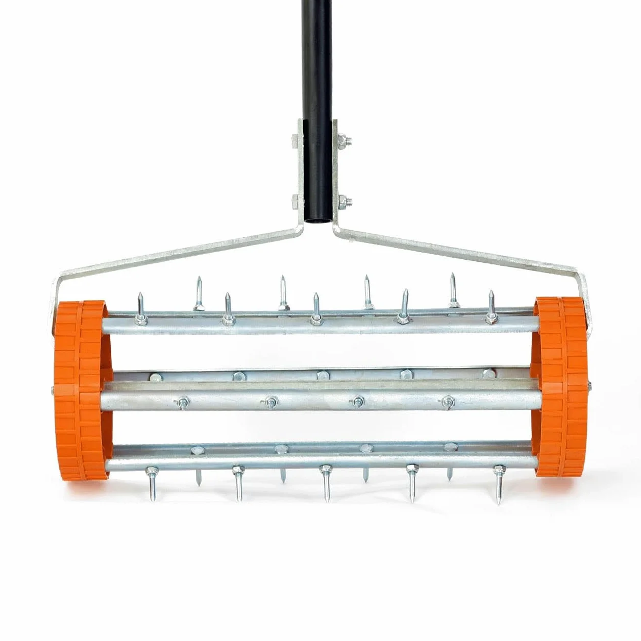 Rodillo FUXTEC FX-RL400 aireador jardín de césped de Acero 43 cm de Ancho. Dé a su césped una Nueva Vida