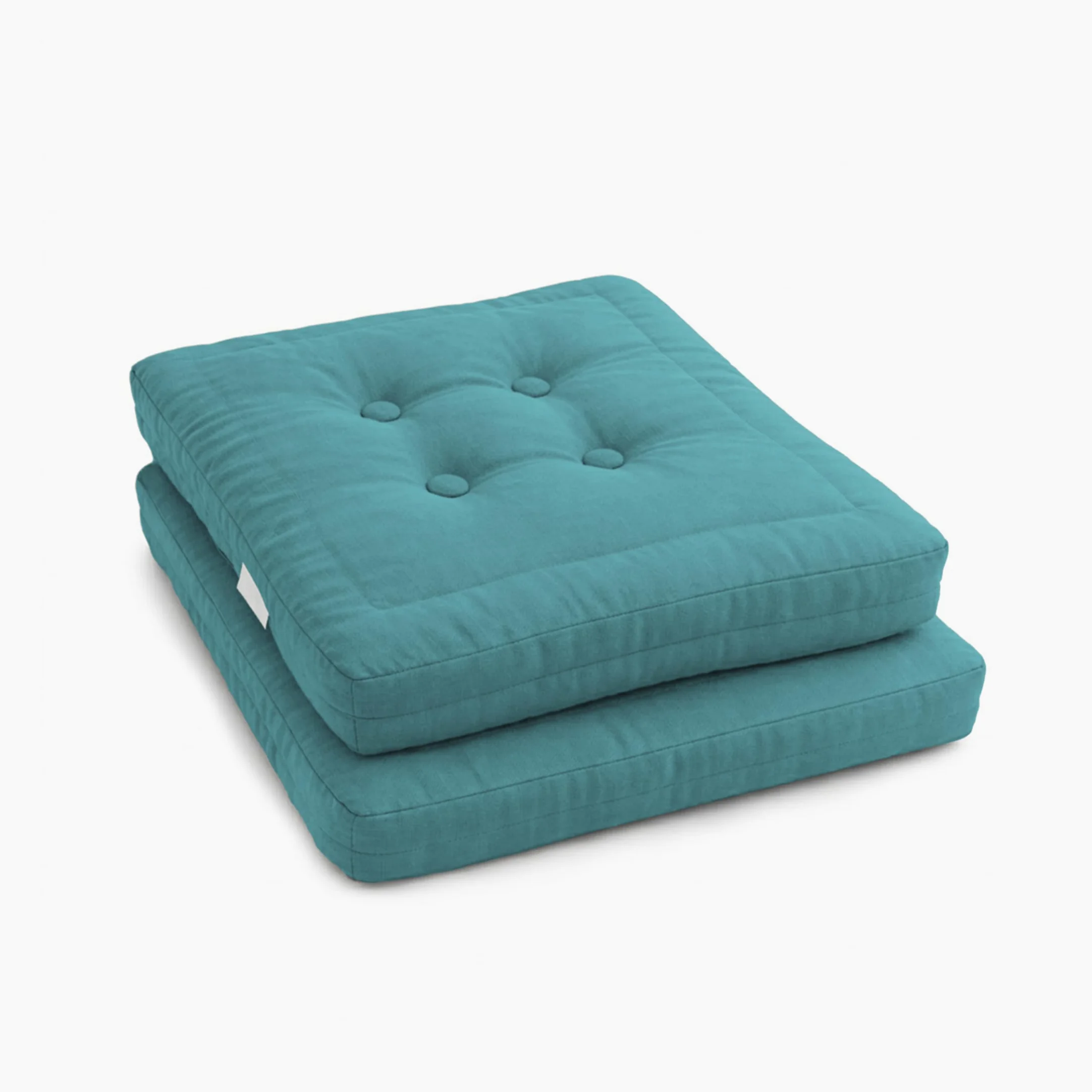MANEMI Juego de 2 Cojnes de Suelo Acolchado 45x45x10cm, Cojines para Palets, Banco, Silla y Suelo, Asiento Cómodo Decorativo para Interior y Exterior. Juego de 2 Cojnes Decorativo