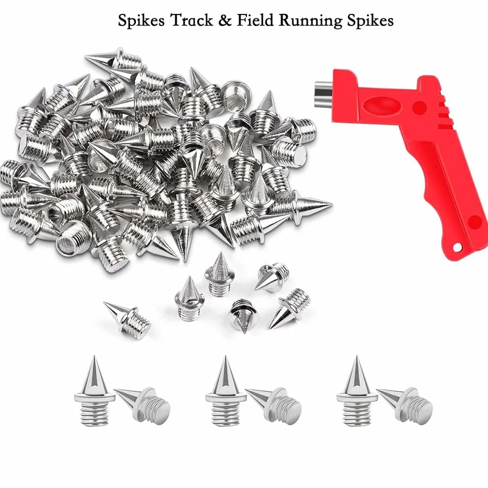 Clavos Atletismo 6mm 50 Piezas para Zapatos con Removedor de Grapas