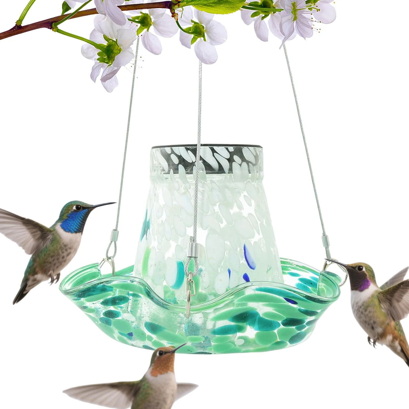 Bebederos para Colibríes Exteriores Comederos Solares para Exteriores | Bebedero Impermeable, Decoración De Jardín Regalo Para Hombres Y Mujeres