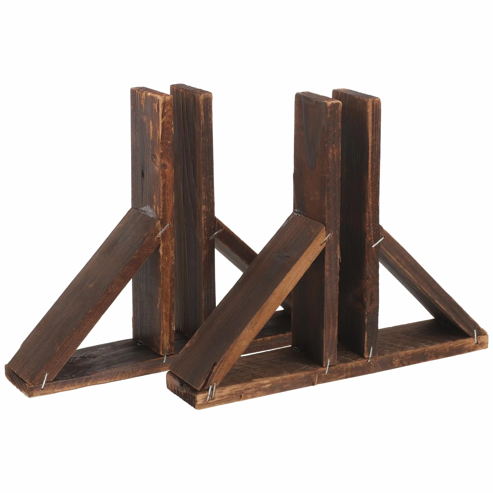 VANZACK 2 Piezas Base De Valla De Madera Maciza Soporte De Enrejado De Jardín Separador De De Madera Base De Fijación De Valla Soporte De a De Interior a Pequeña