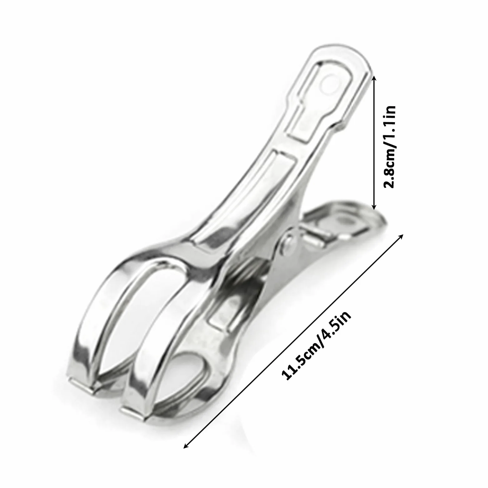 Paquete de 36 clips de cubierta de piscina de 4.5 pulgadas de acero inoxidable clips de cubierta de piscina de metal para toalla de playa, clips de metal para cubierta de alberca, clips de