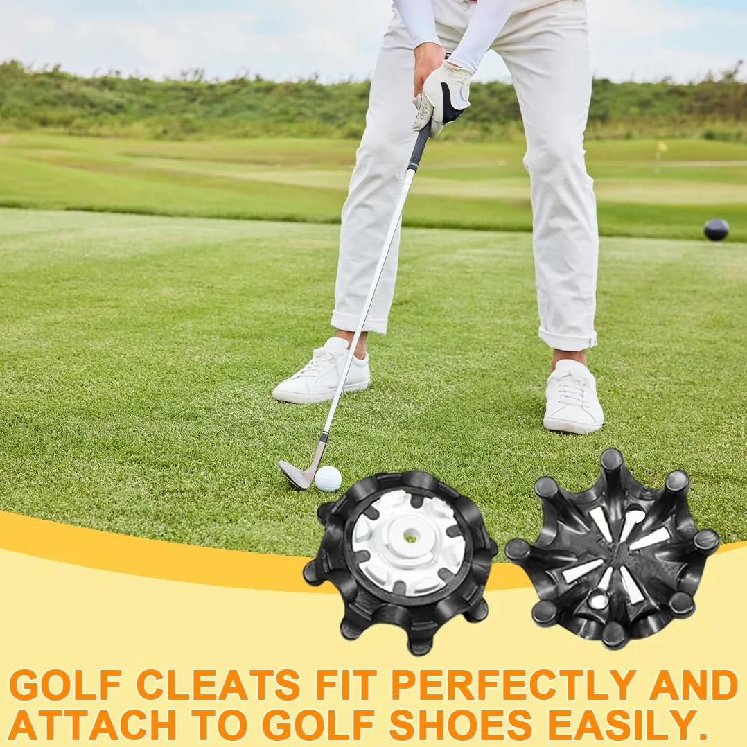 Clavos de golf, Paquete de 10 clavos antideslizantes para zapatos de golf