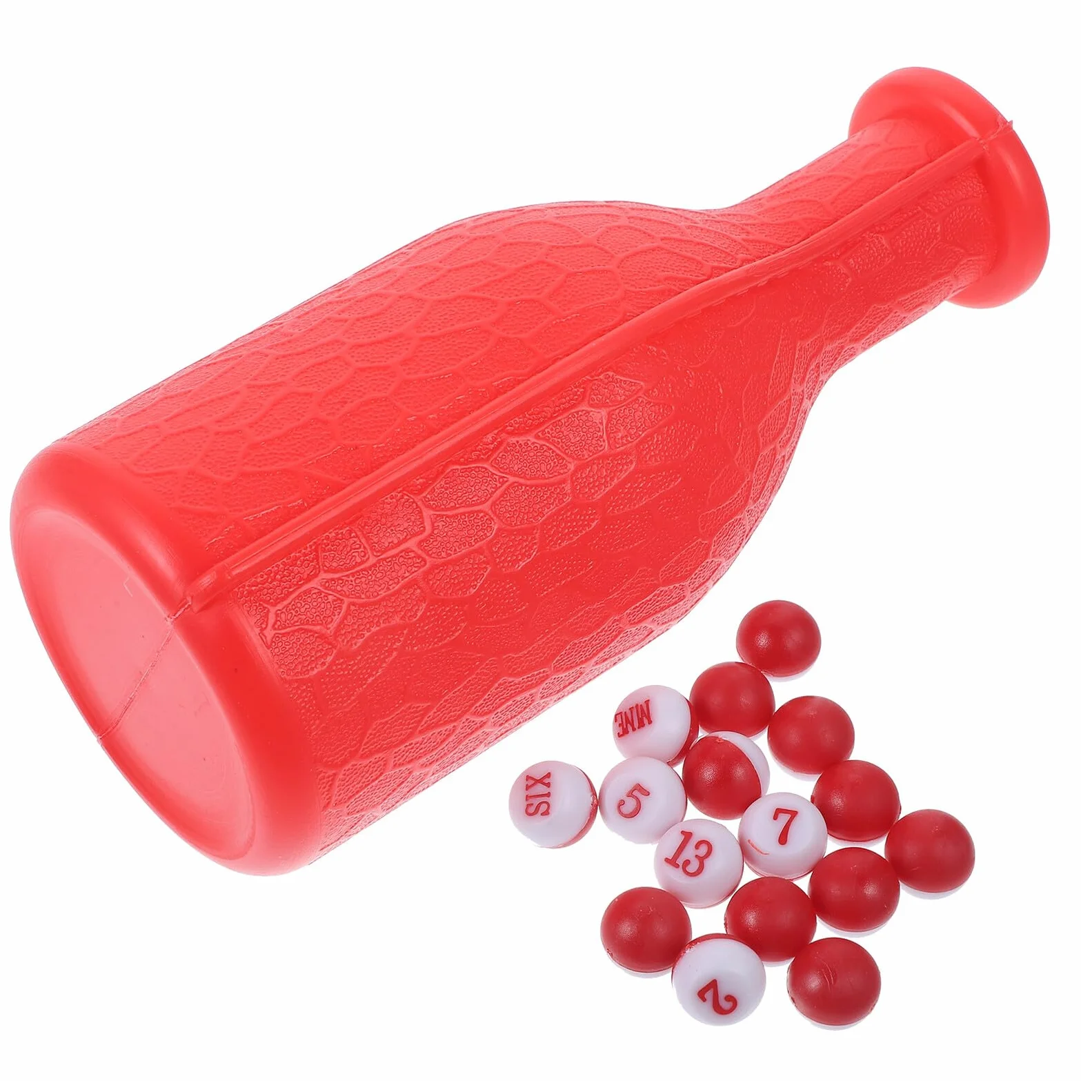 Juego de Accesorios de Plástico Rojo para Botella de Billar