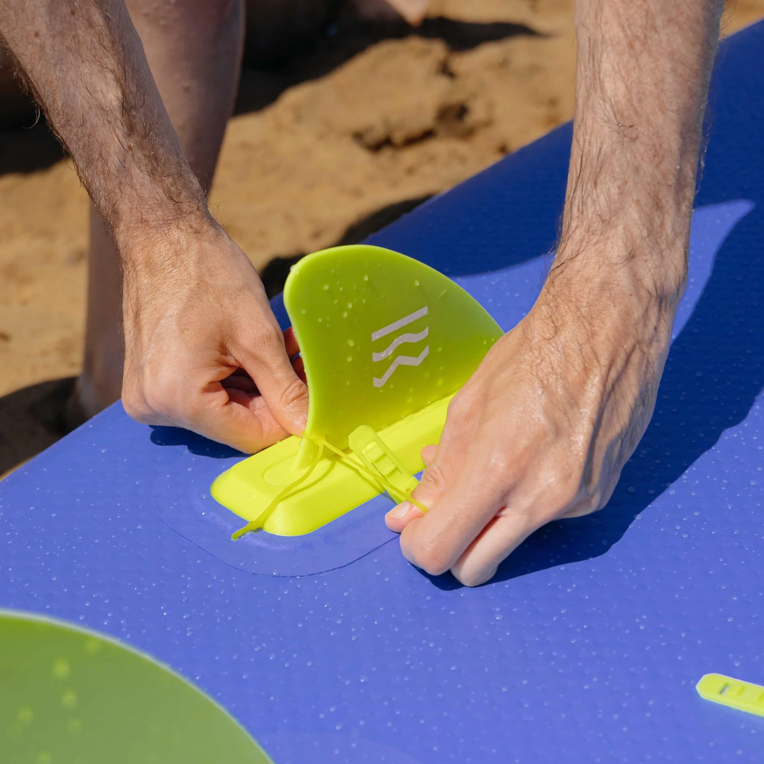 HUIIKE Quilla Paddle Surf Pack de 3 Desmontables Aleta con Cierre de Seguridad Tabla Padel Sup Board Inflable