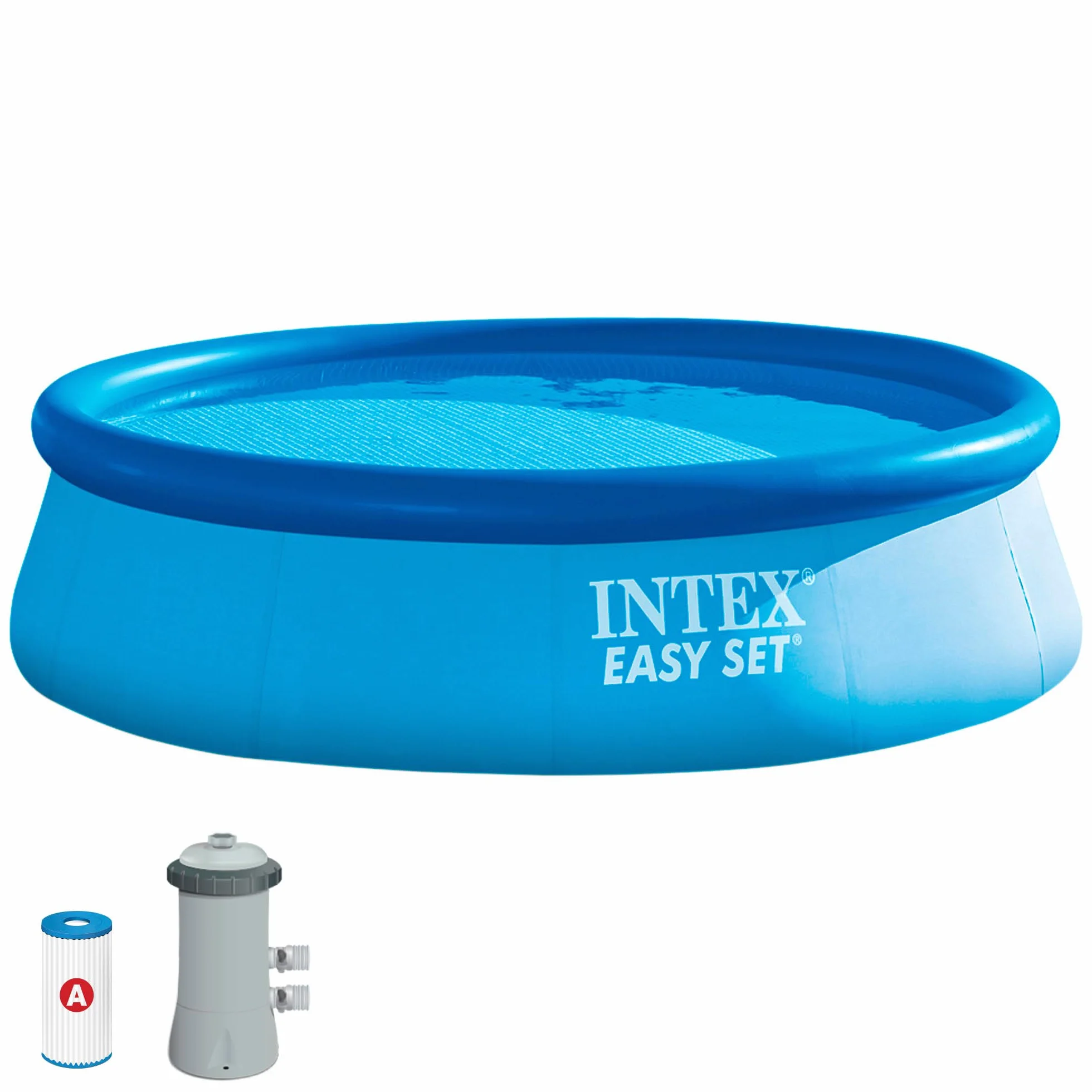 Intex 56422 - Piscina Hinchable, Ø366x76 cm, 5.621 litros, Piscina Redonda, con depuradora Cartucho, 2.006 litros/Hora, Filtro Cartucho Tipo A, para 5 Personas