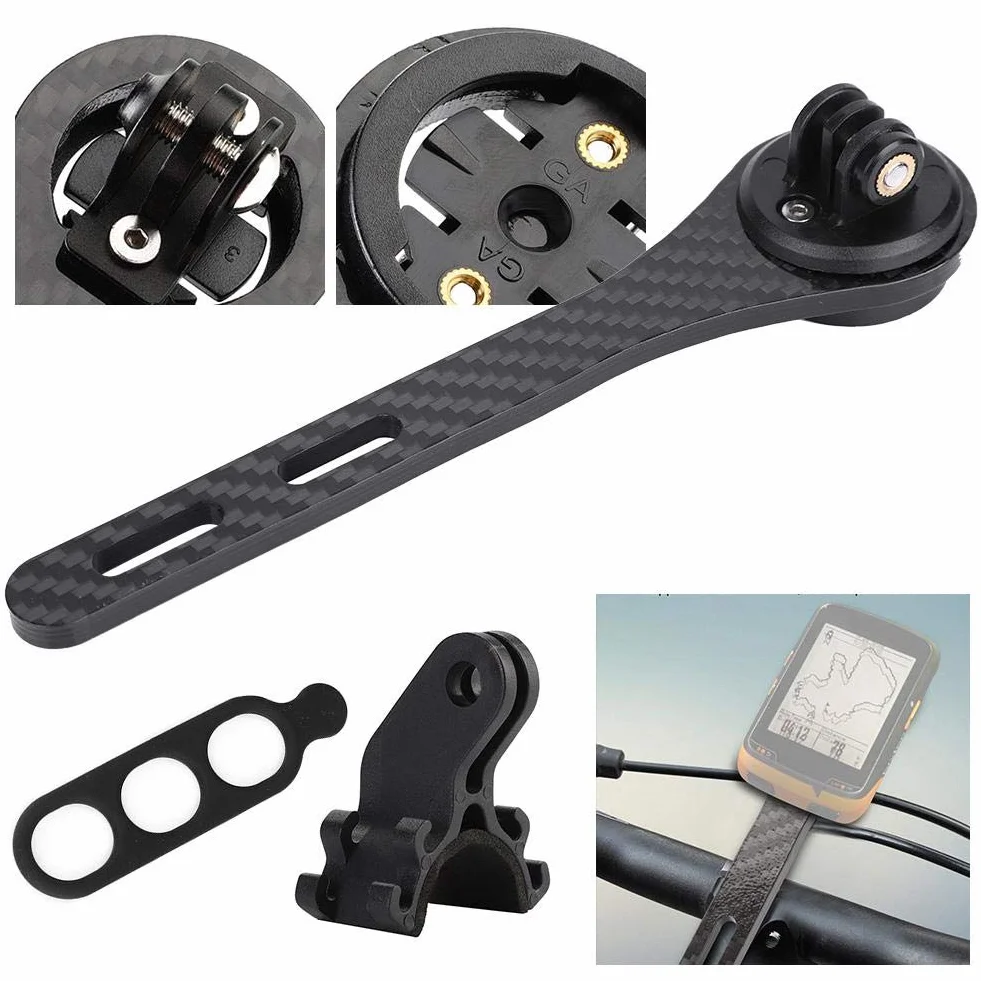 Soporte de Bicicleta de Fibra de Carbono para Garmin Edge