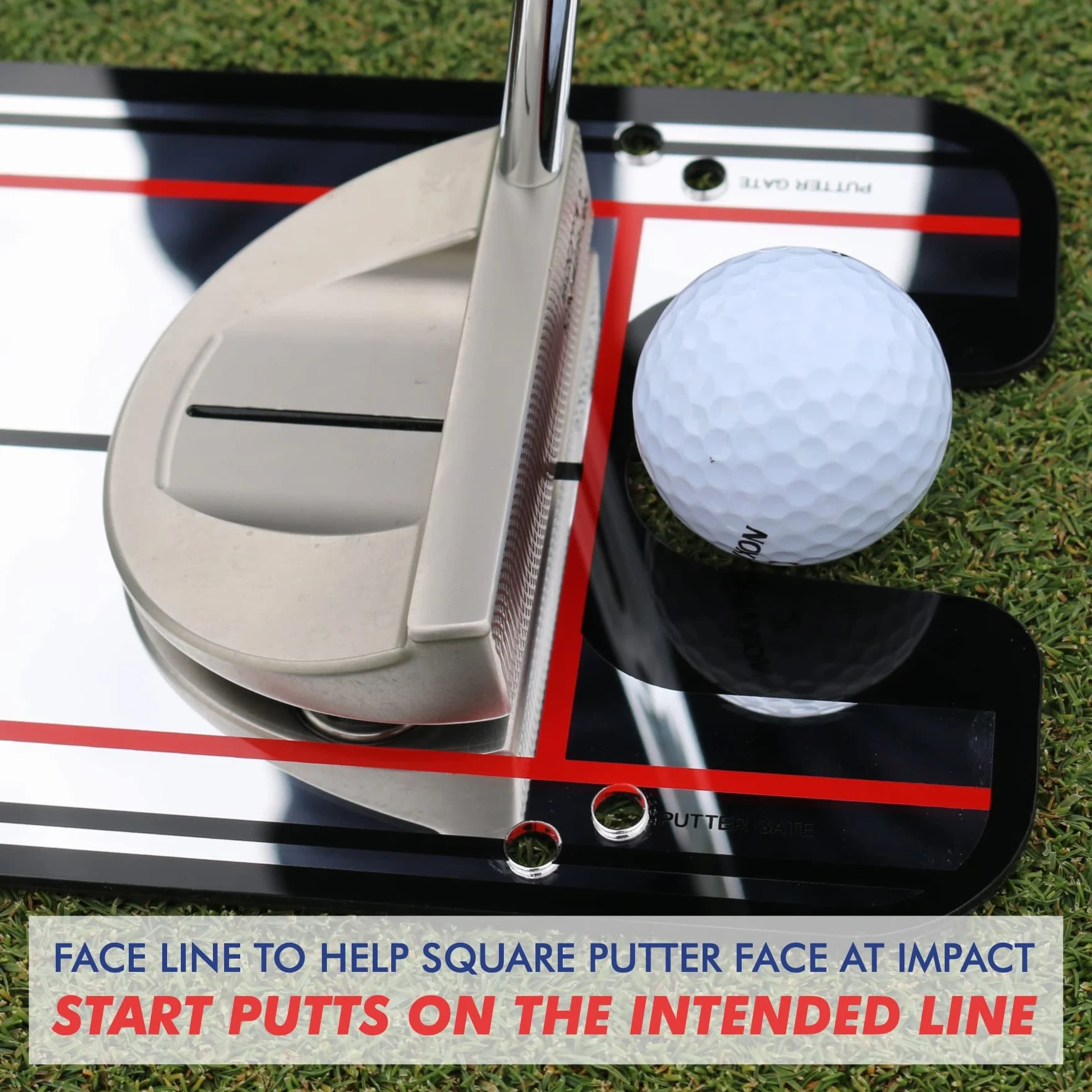 EyeLine Golf Mirror Putting Training Aid for Alignment Stroke Improvement Indoor Outdoor