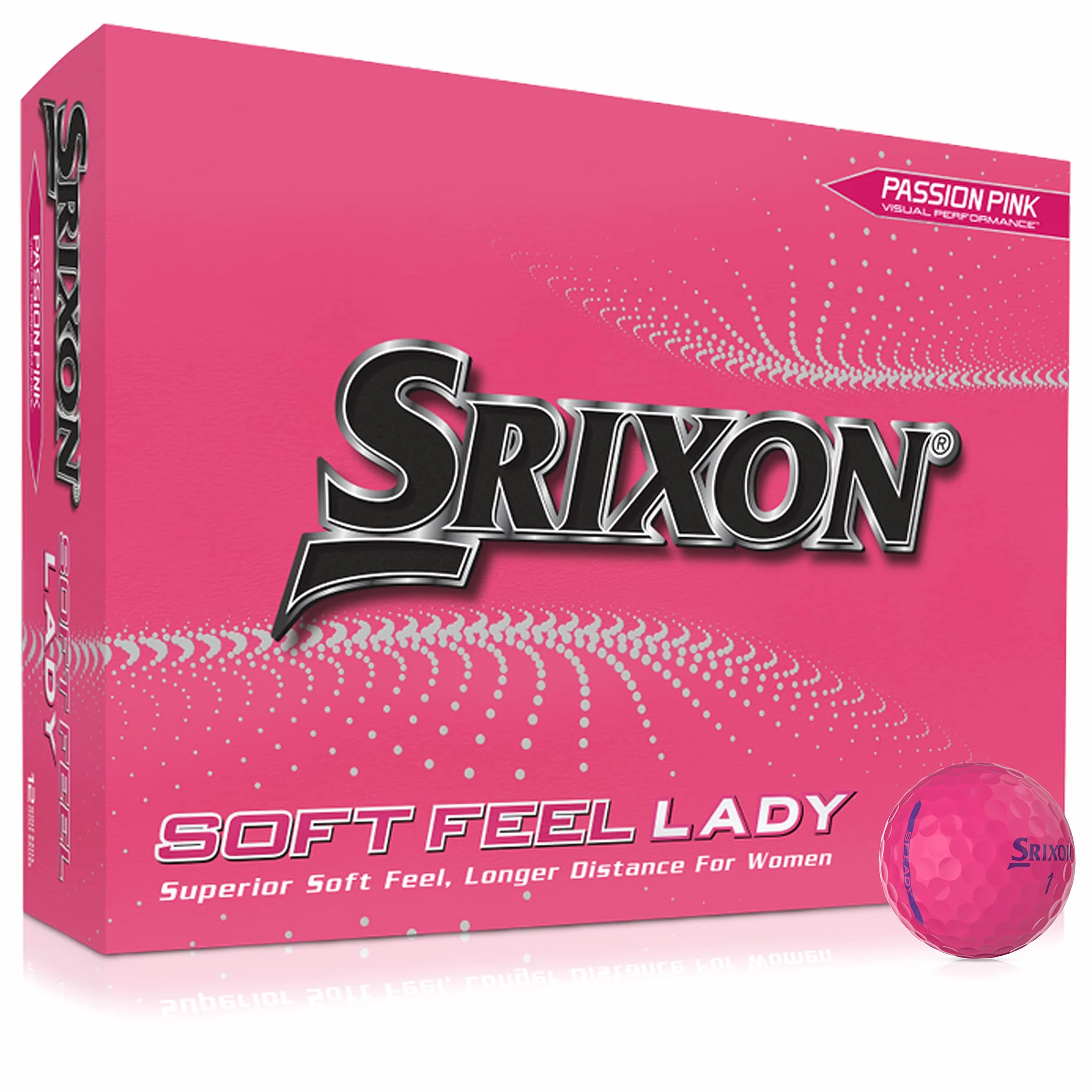 Srixon Soft Feel Lady Pelota de Golf para Damas Baja compresión